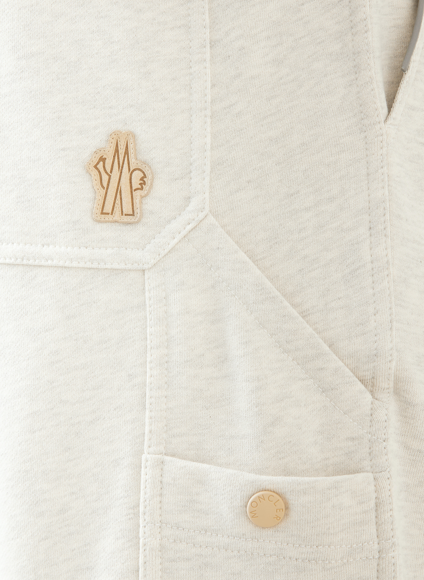 MONCLER GRENOBLE Sweatpants: ECRU