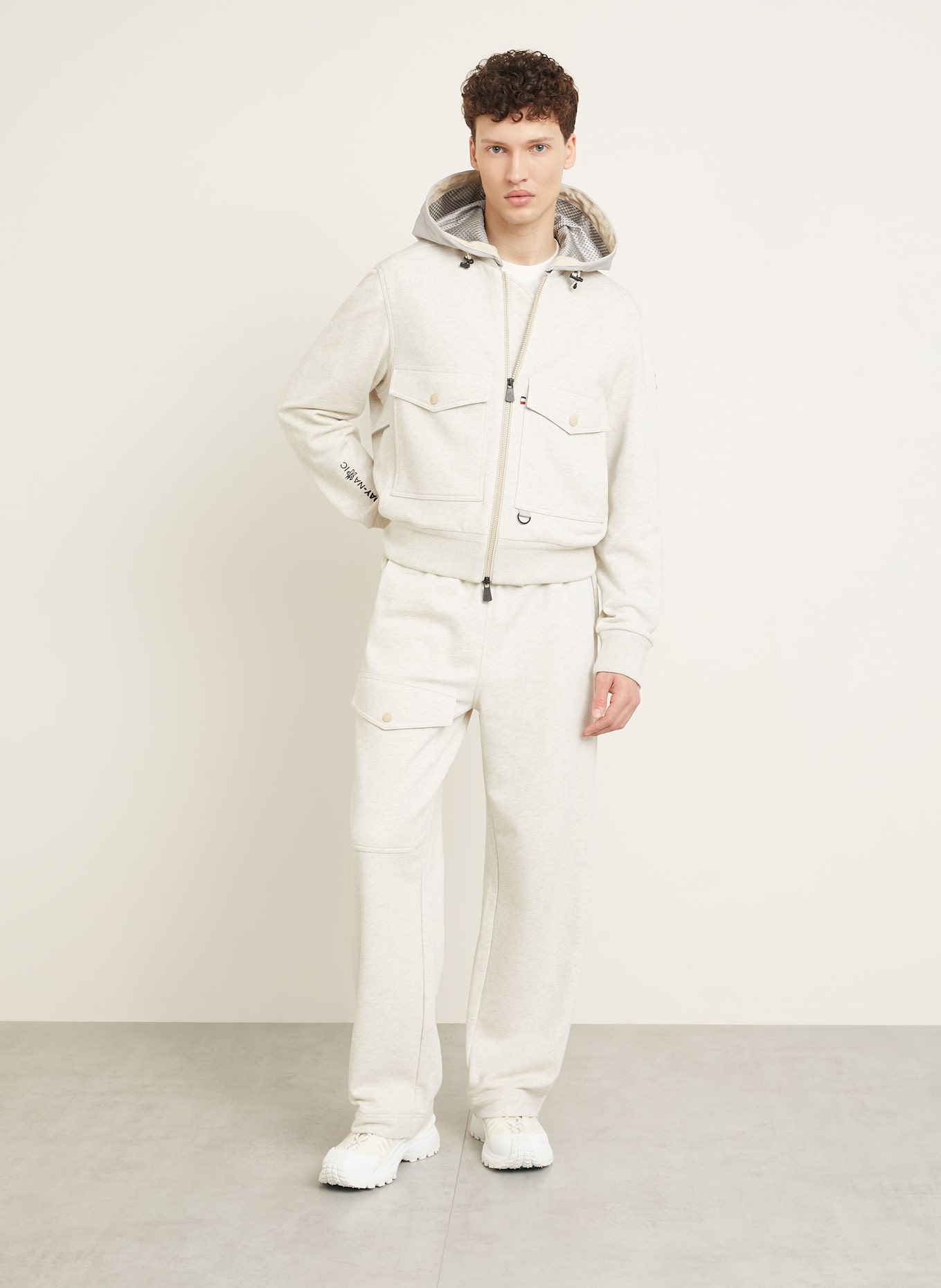MONCLER GRENOBLE Blouson: ECRU