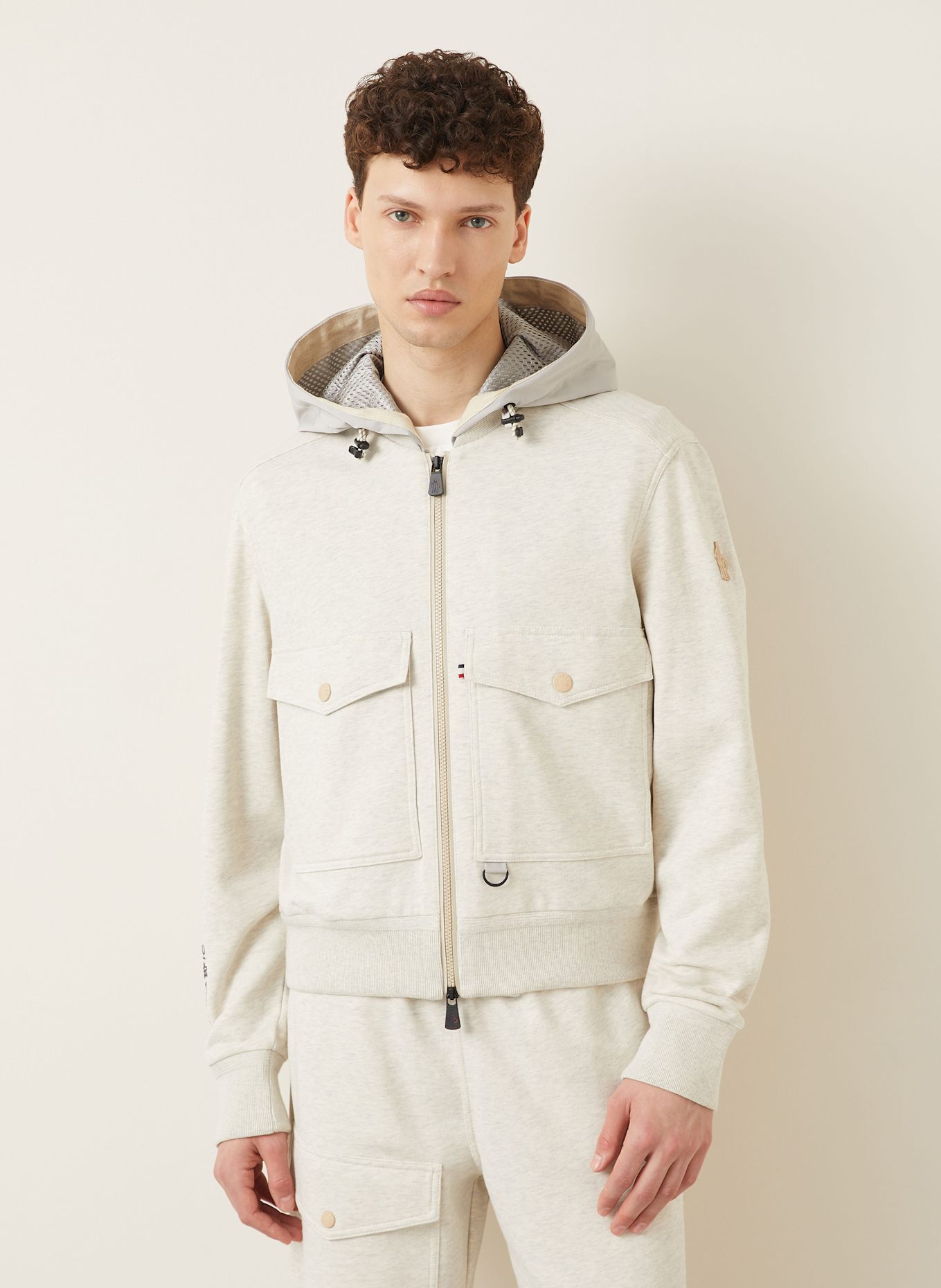 MONCLER GRENOBLE Blouson: ECRU