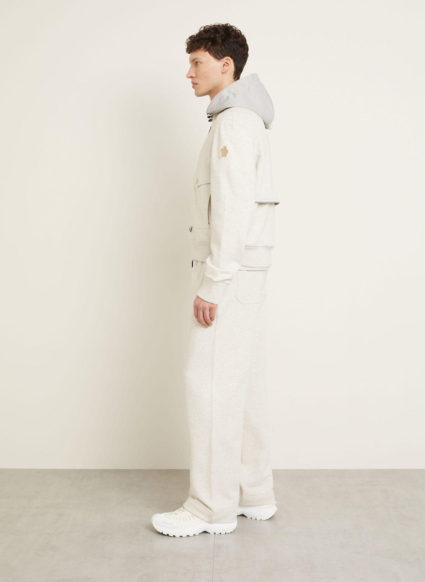 MONCLER GRENOBLE Blouson: ECRU