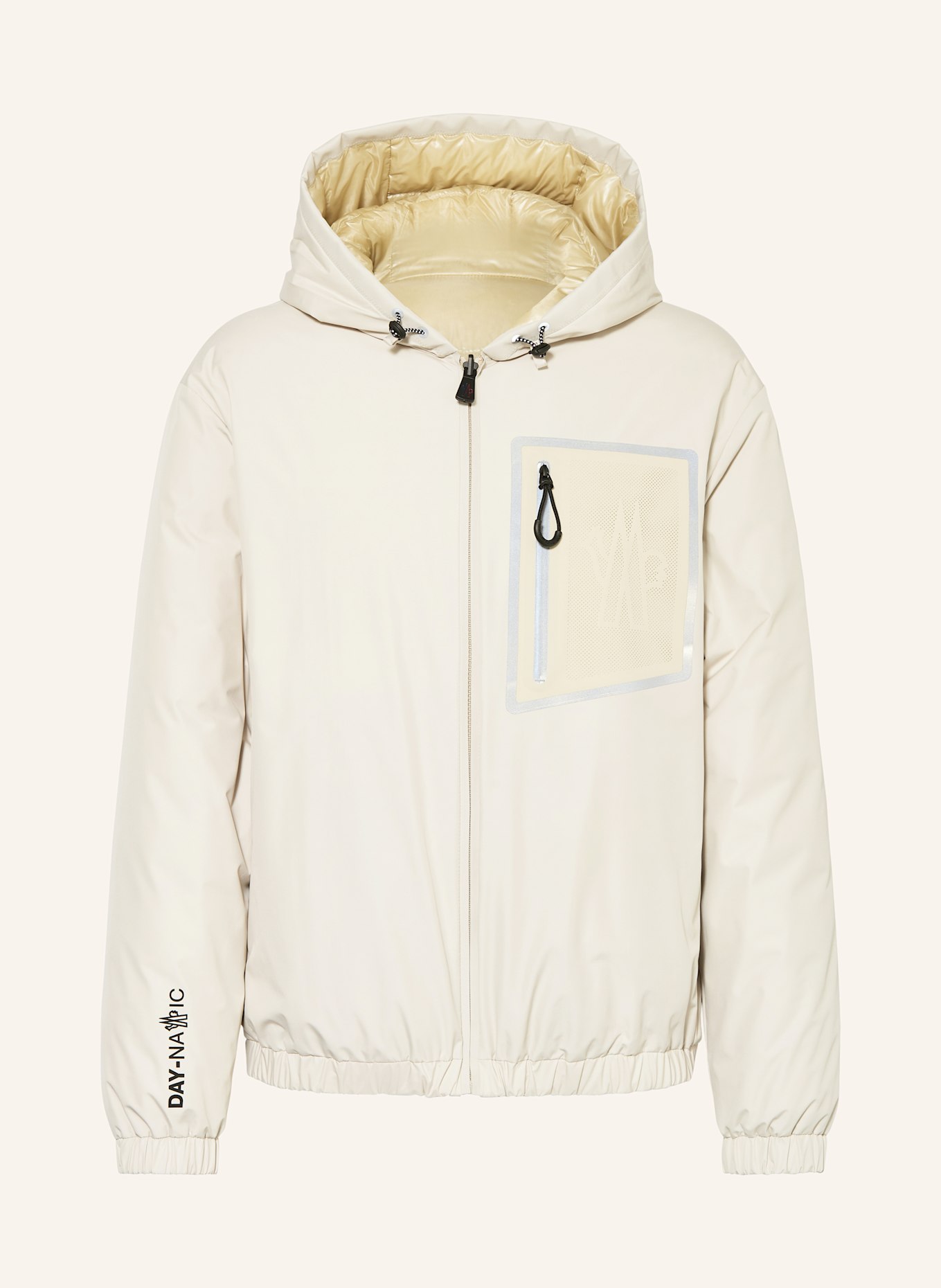 moncler grennoble rare down jacket Cream
