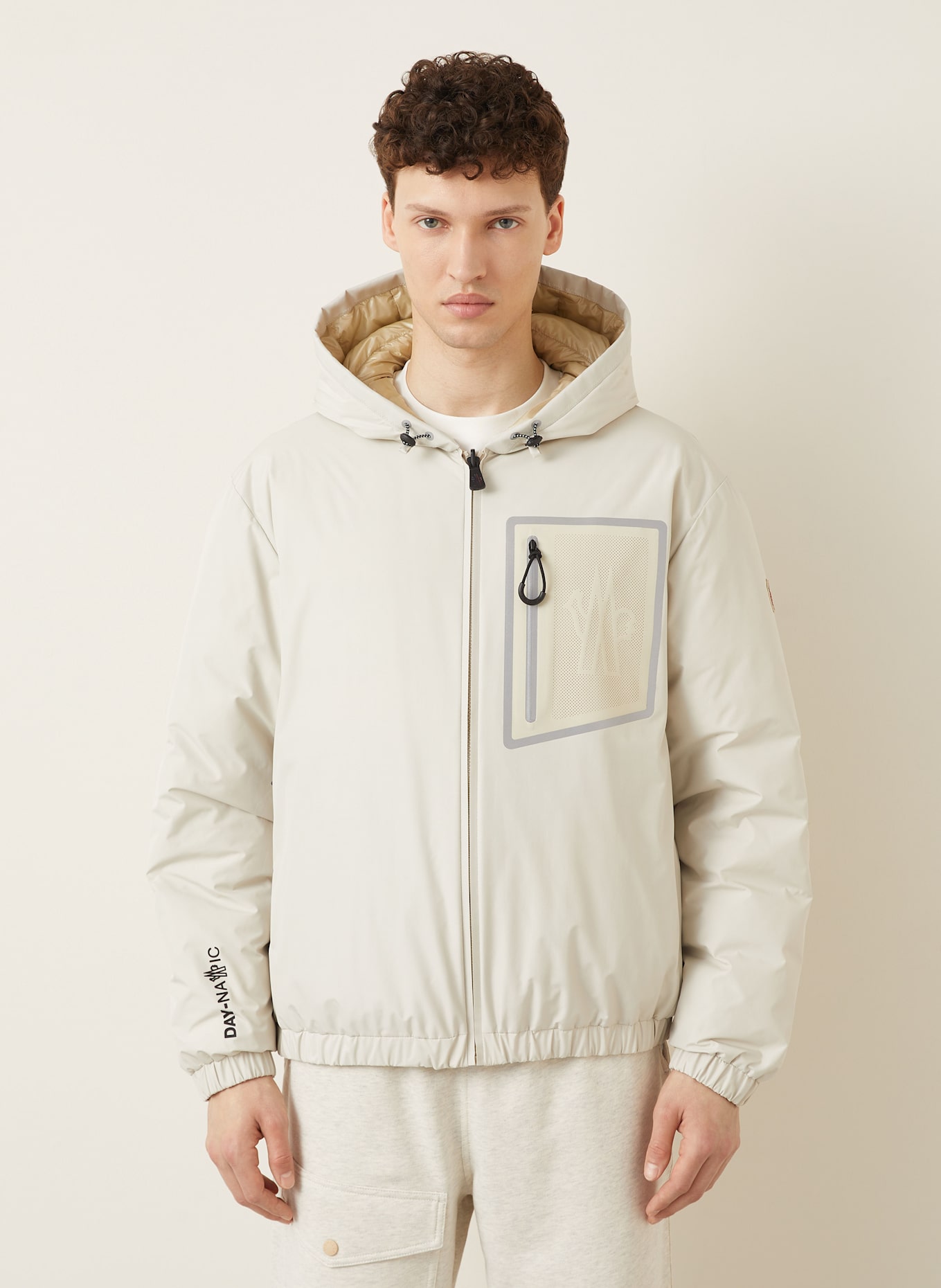 moncler grennoble rare down jacket Cream