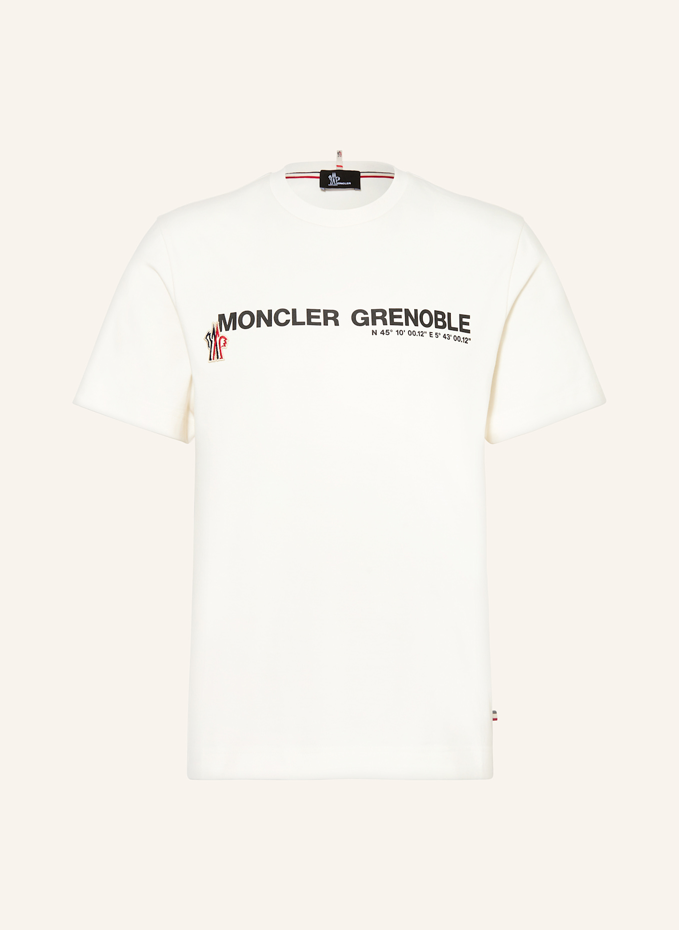 MONCLER GRENOBLE T-Shirt: CREME