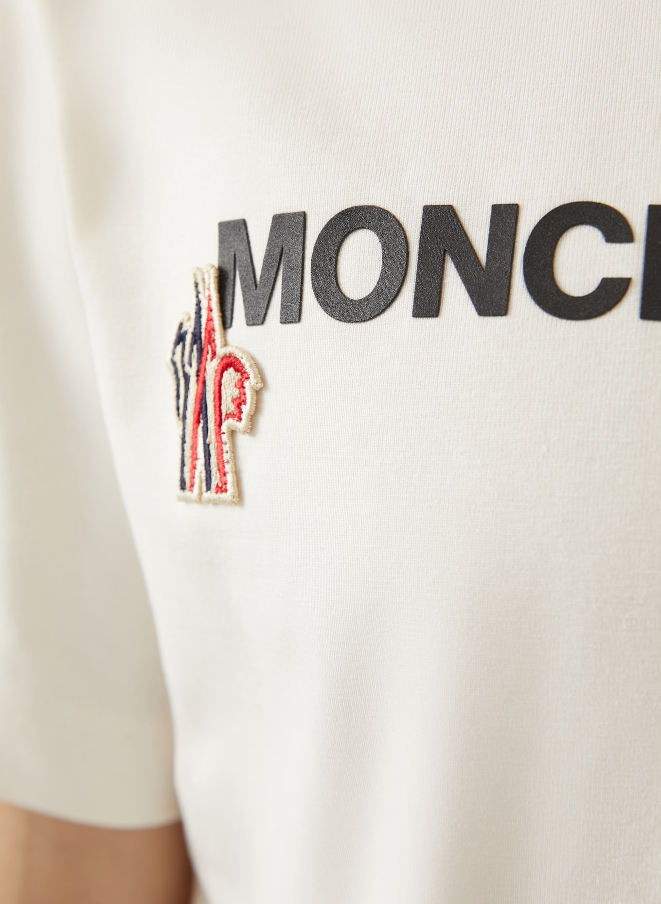 MONCLER GRENOBLE T-Shirt: CREME