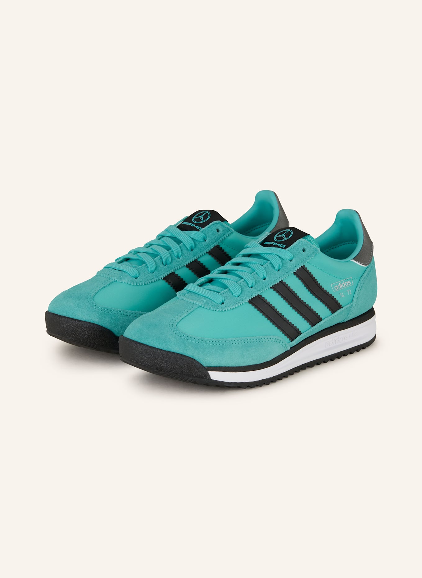 adidas Originals Sneaker SL 72 RS MERCEDES: MINT / SCHWARZ / WEISS