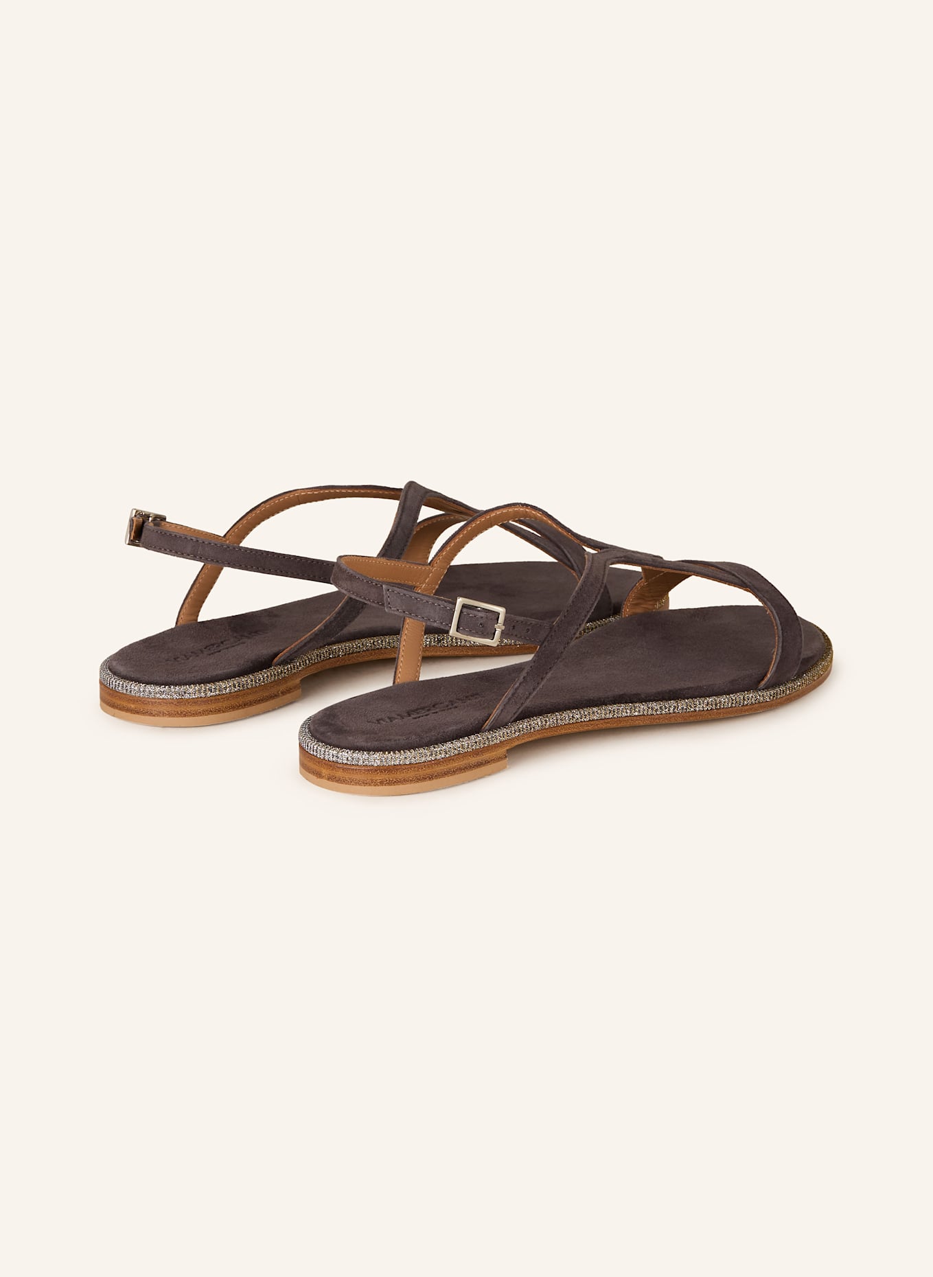 VIAMERCANTI Sandalen EOLIE: DONKERGRIJS