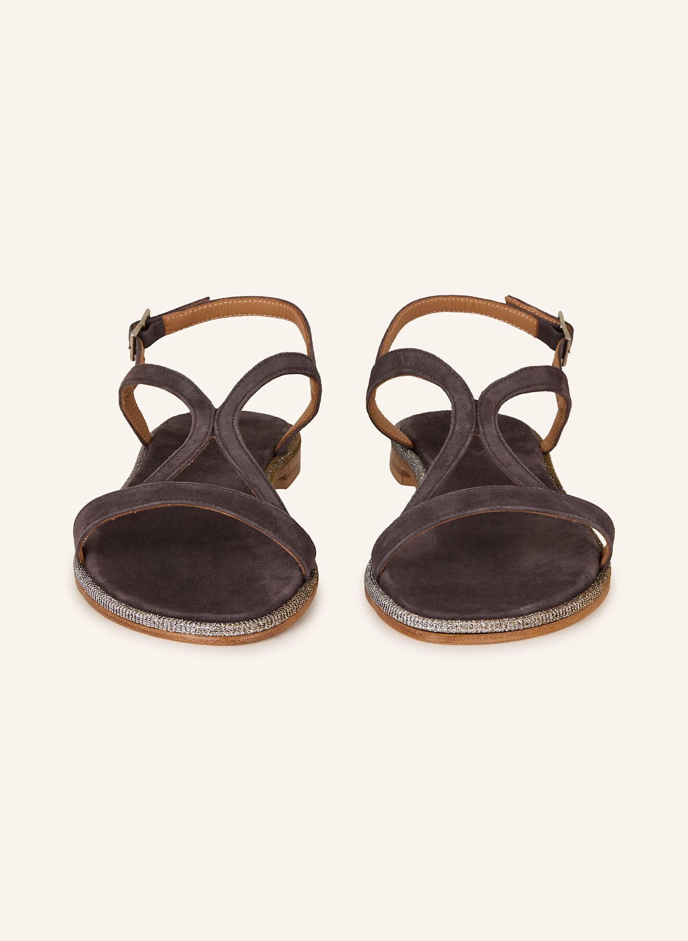 VIAMERCANTI Sandalen EOLIE: DONKERGRIJS