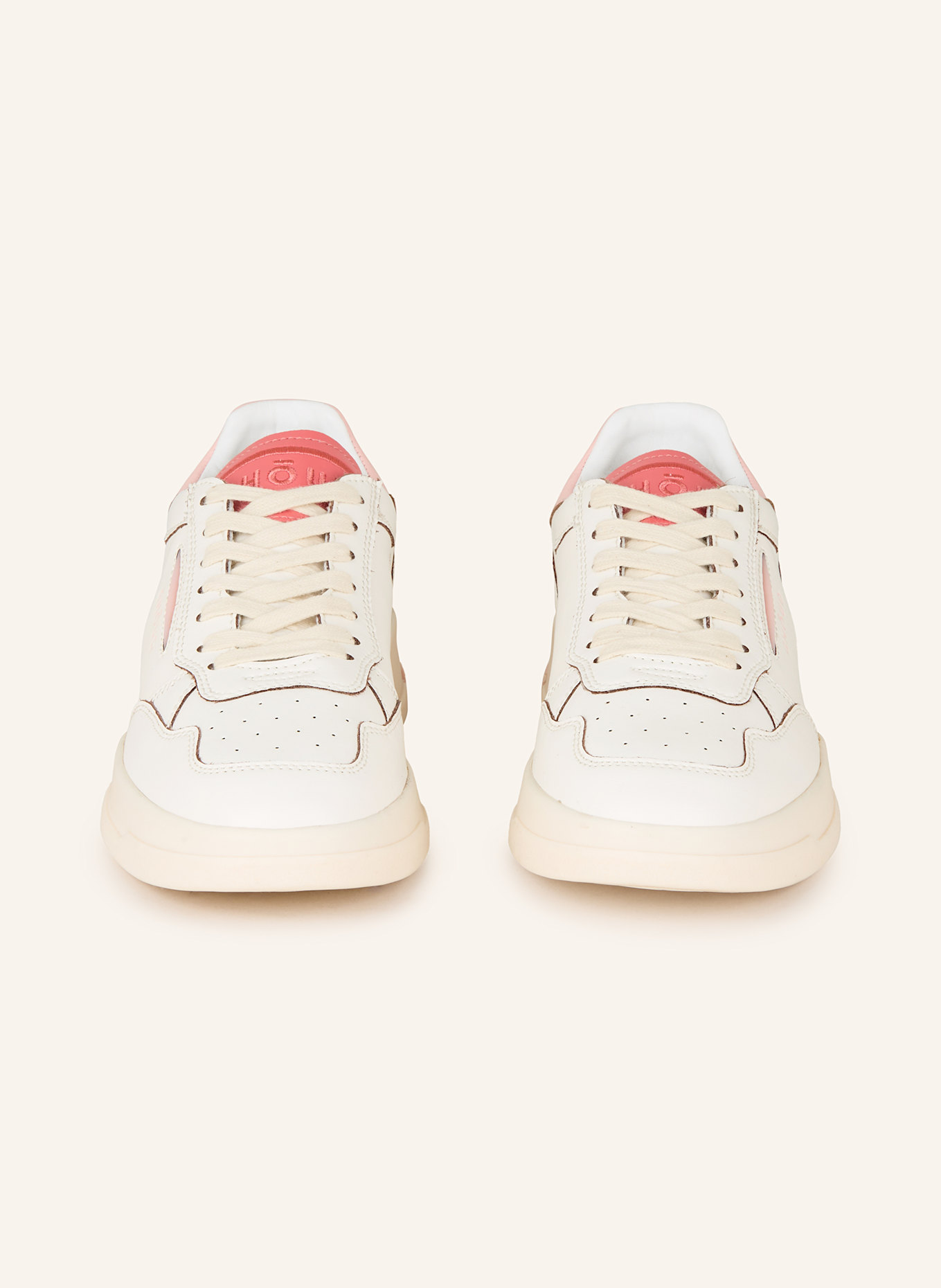 GHOUD Sneaker TWEENER: WEISS/ ROSA