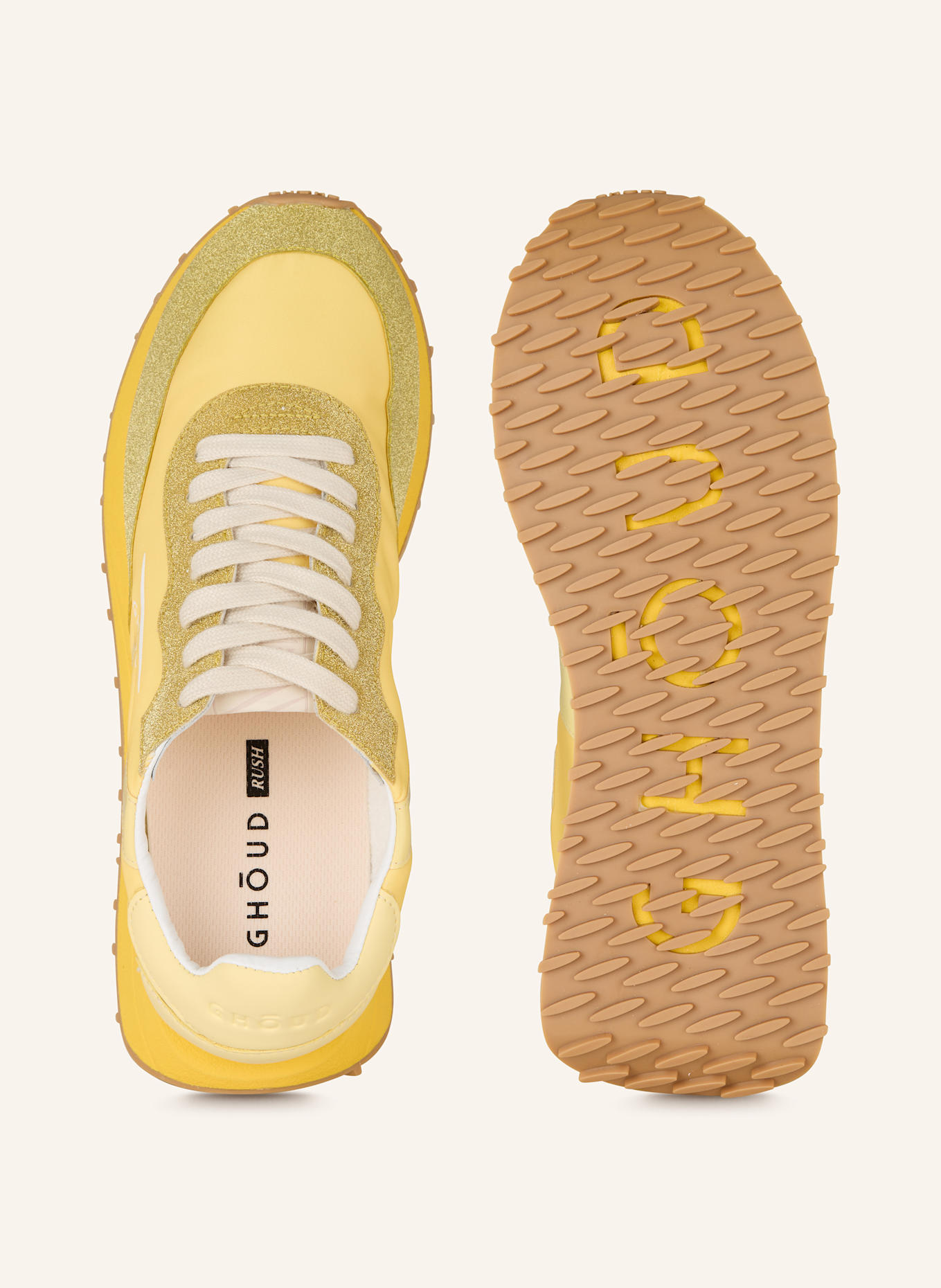 GHOUD Sneaker RUSH: GELB/ GRÜN