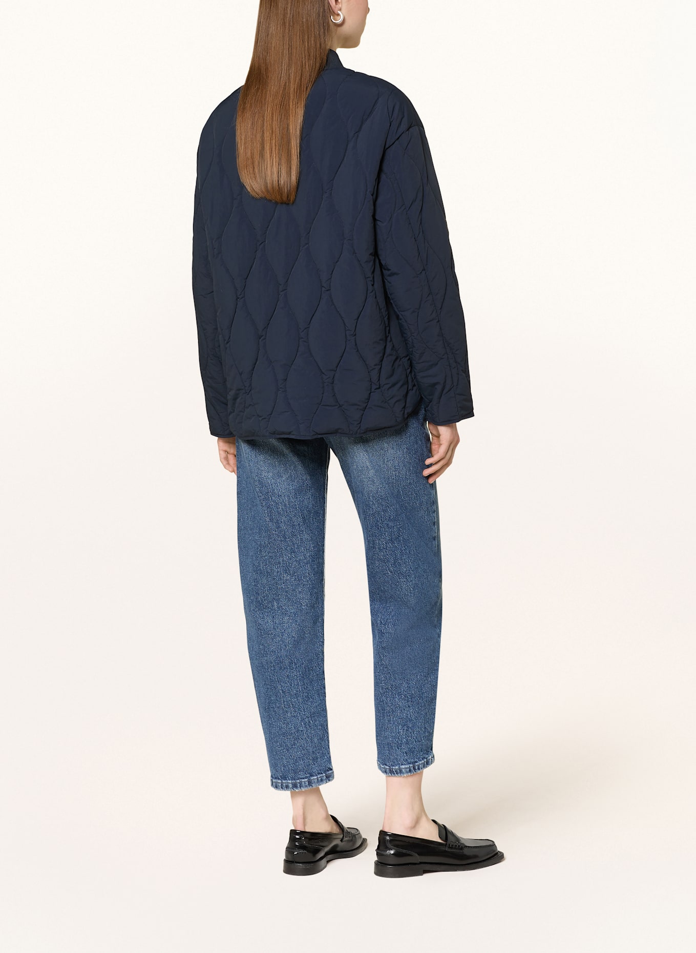 OPUS Steppjacke HALOTTE: DUNKELBLAU