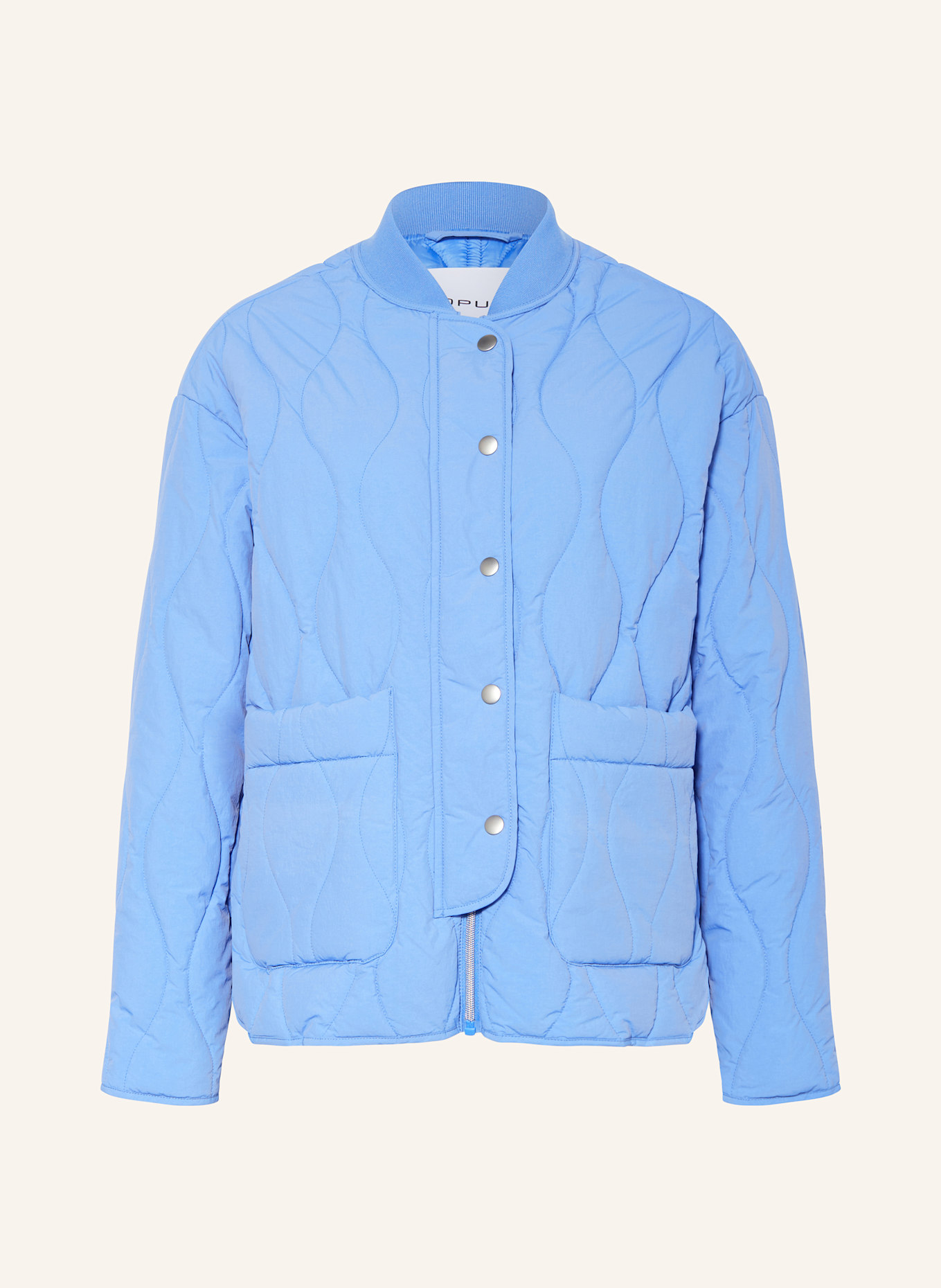 OPUS Steppjacke HALOTTE: HELLBLAU