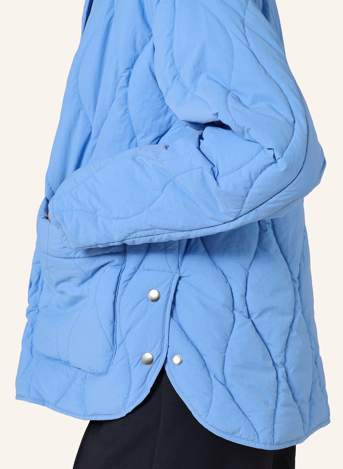 OPUS Steppjacke HALOTTE: HELLBLAU