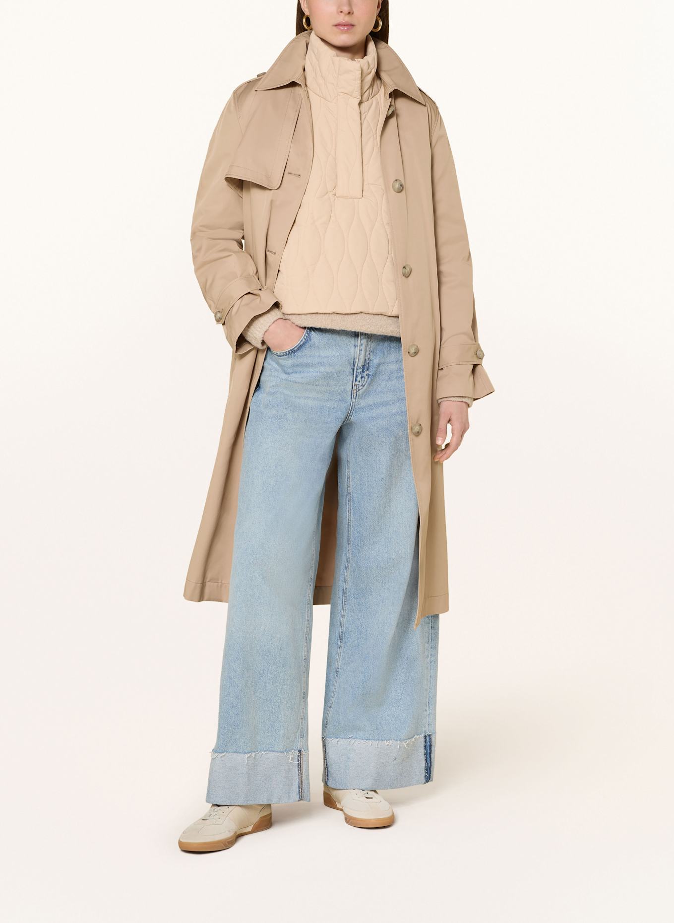 OPUS Steppweste ANJOLI, Farbe: BEIGE (Bild 6)