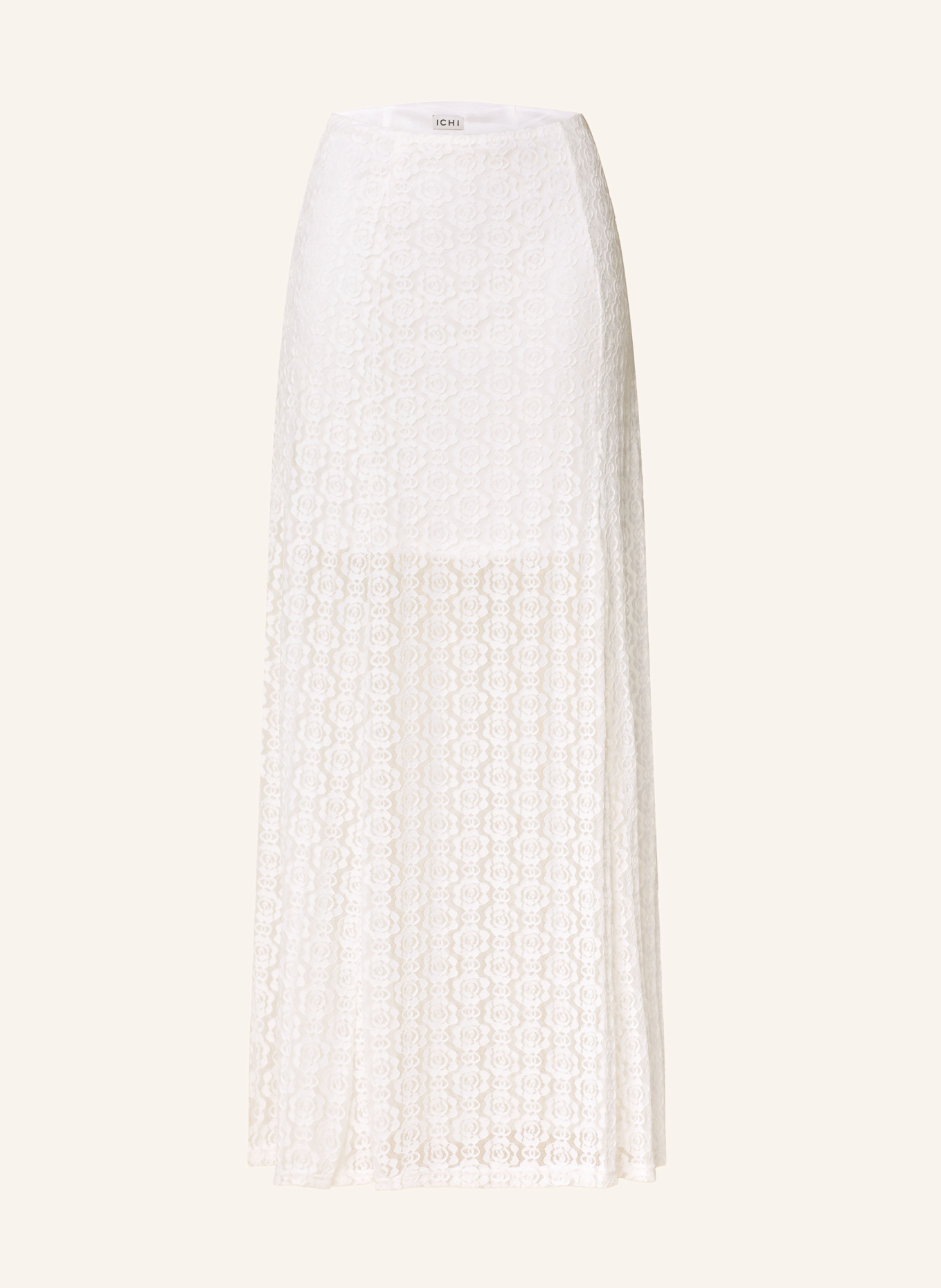 ICHI Spitzenrock IHMERMAIDA: WEISS