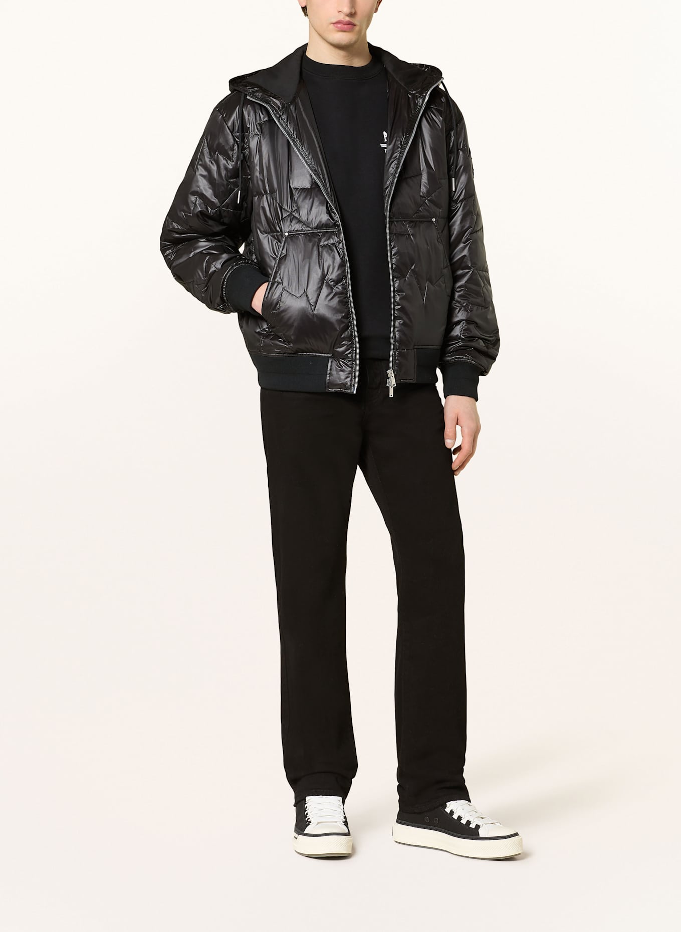 MOOSE KNUCKLES Steppjacke: SCHWARZ