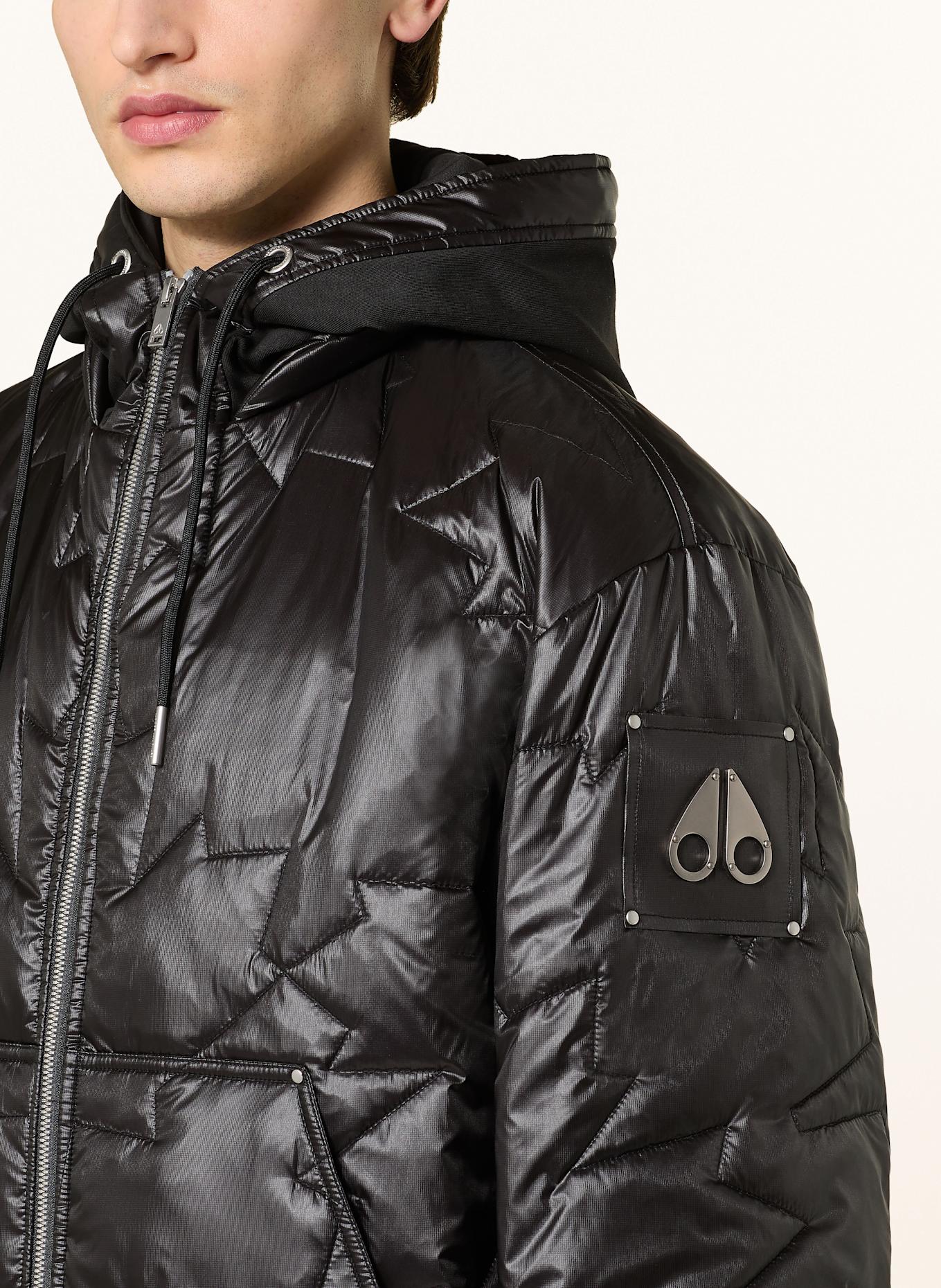 MOOSE KNUCKLES Steppjacke: SCHWARZ