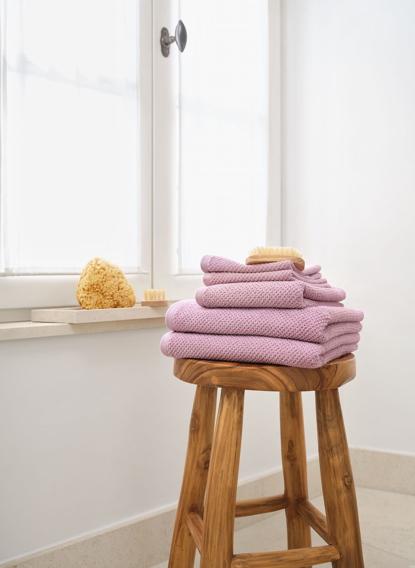 SCHLOSSBERG Ręcznik dla gości NOVA: RÓŻOWY