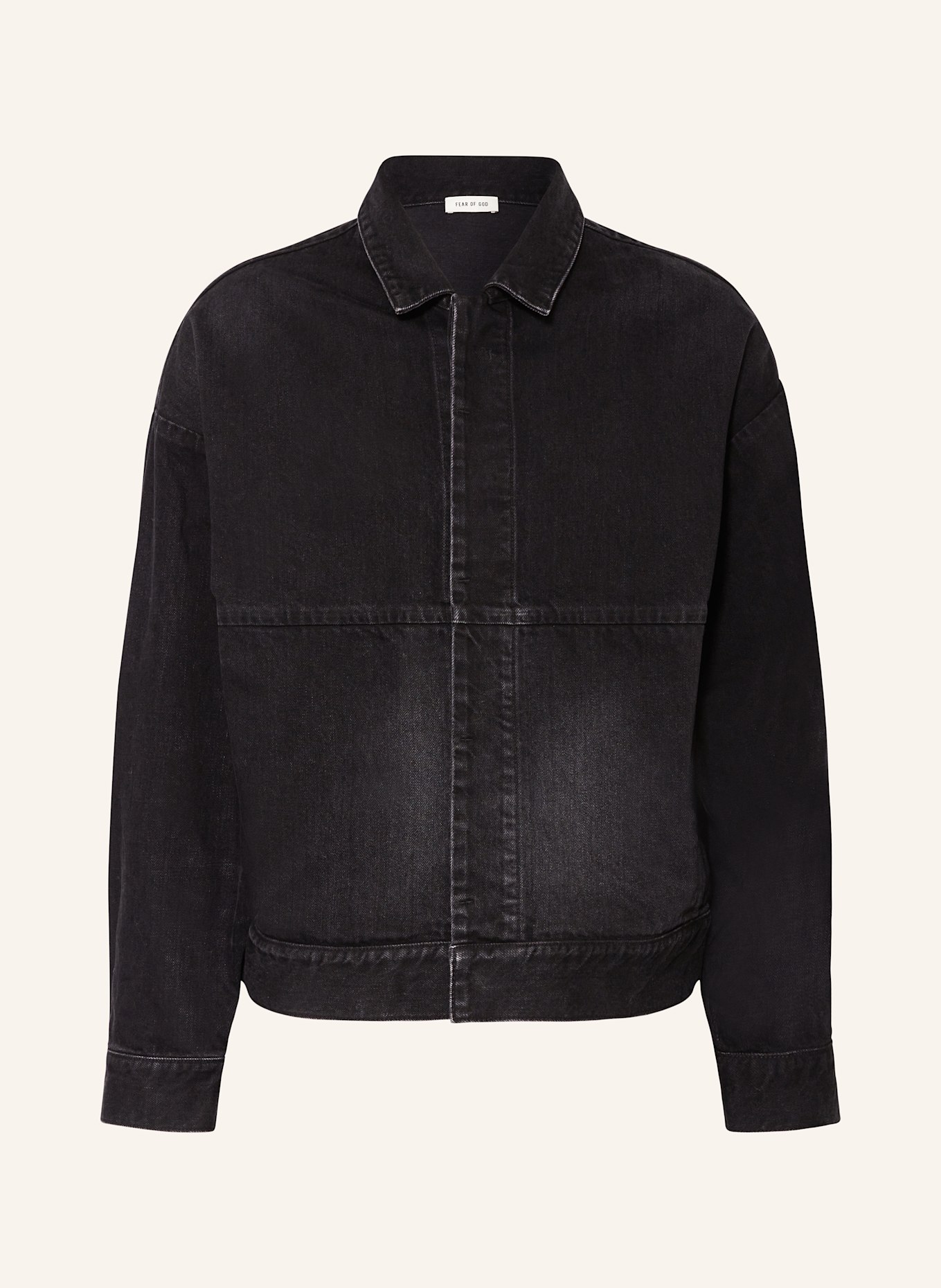FEAR OF GOD Jeansjacke: SCHWARZ