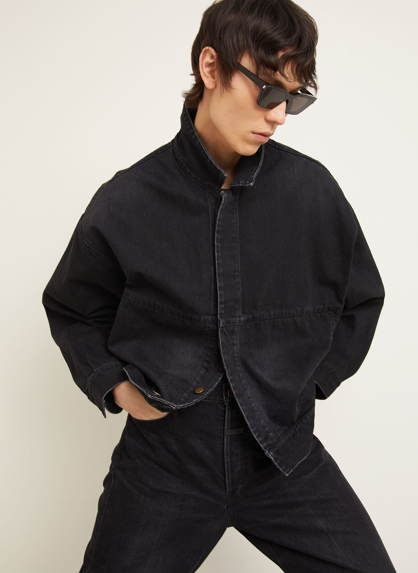 FEAR OF GOD Jeansjacke: SCHWARZ