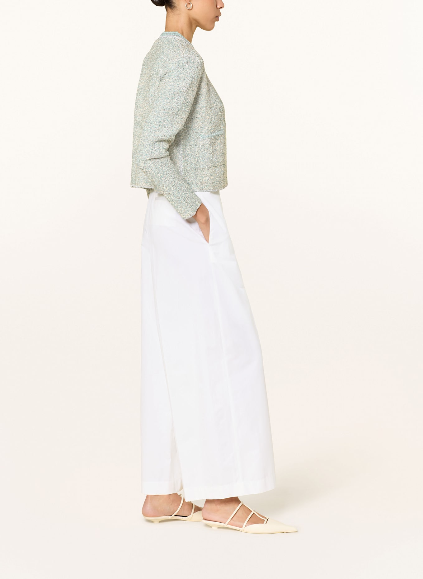 FABIANA FILIPPI Marlenehose: WEISS