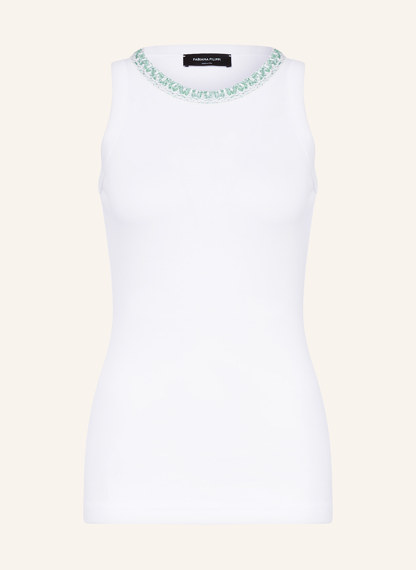 [FABIANA FILIPPIジャージートップ Fabiana Filippi | Jersey Top – The Bank