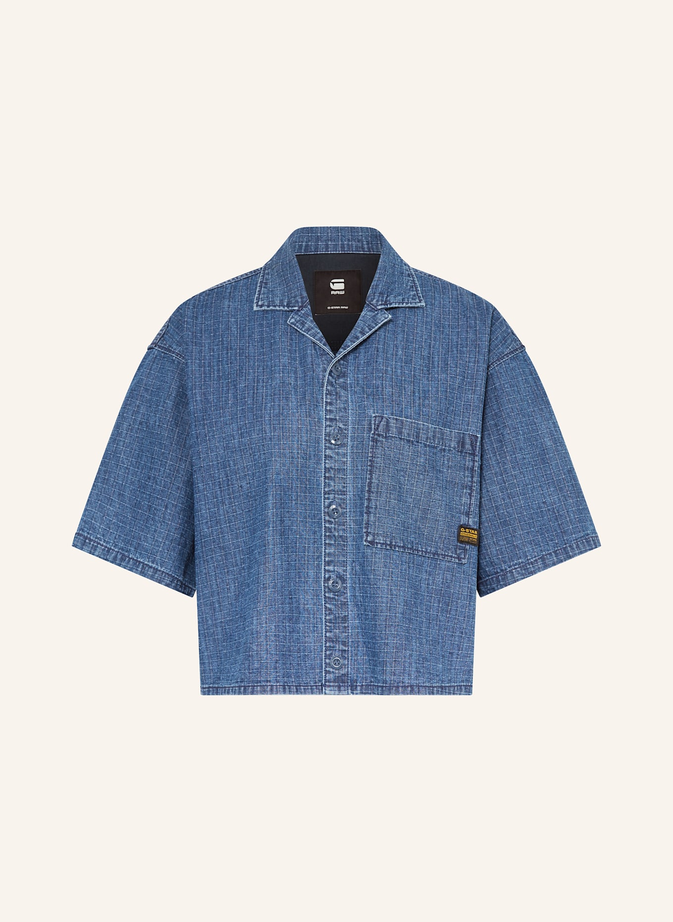 G-Star Blouse en jean court: BLEU