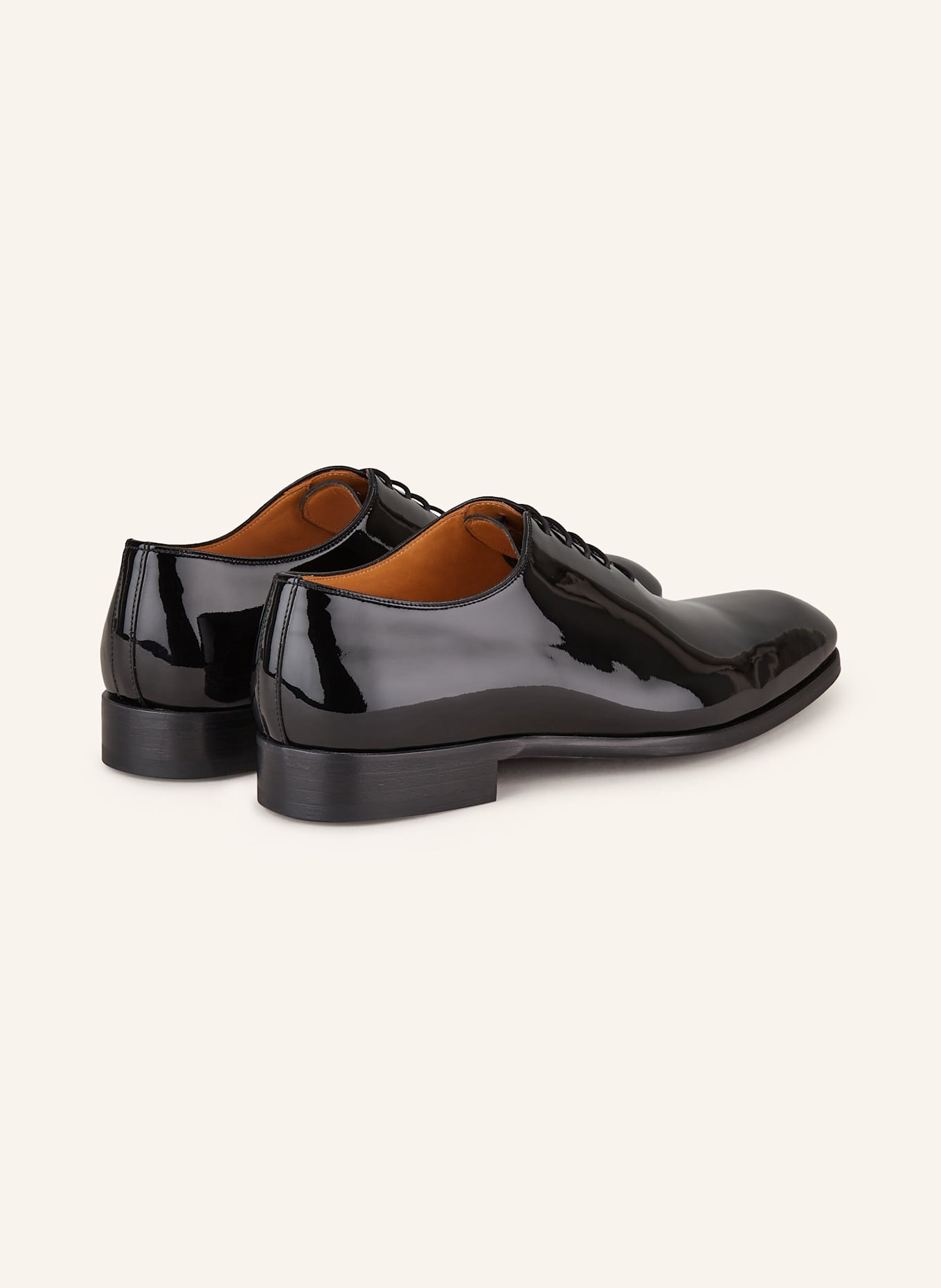 MAGNANNI Lakierowane buty sznurowane FLEUR: CZARNY