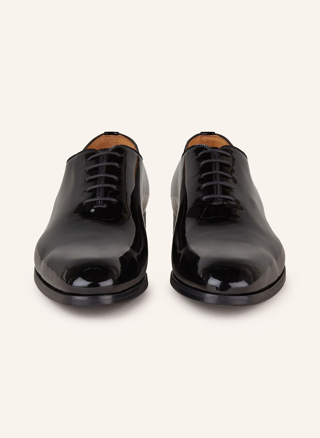 MAGNANNI Lakierowane buty sznurowane FLEUR: CZARNY
