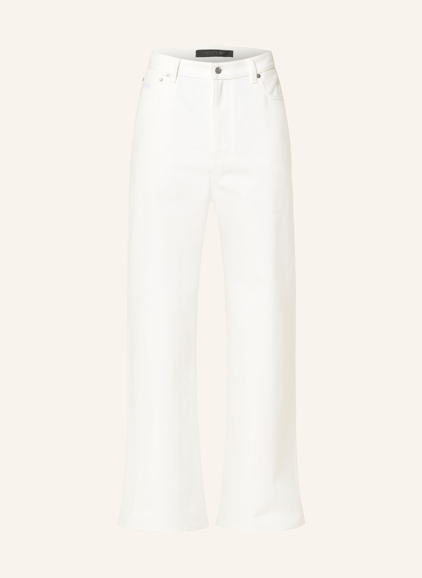 LACOSTE Jeans Regular Fit: SBH WHITE/MULTICO