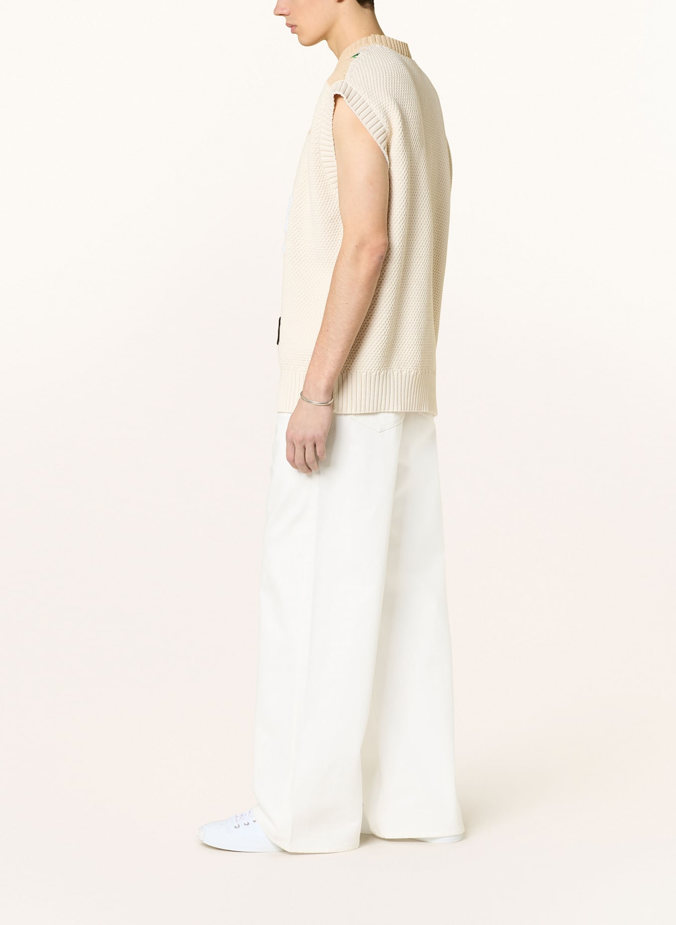 LACOSTE Jeans Regular Fit: SBH WHITE/MULTICO