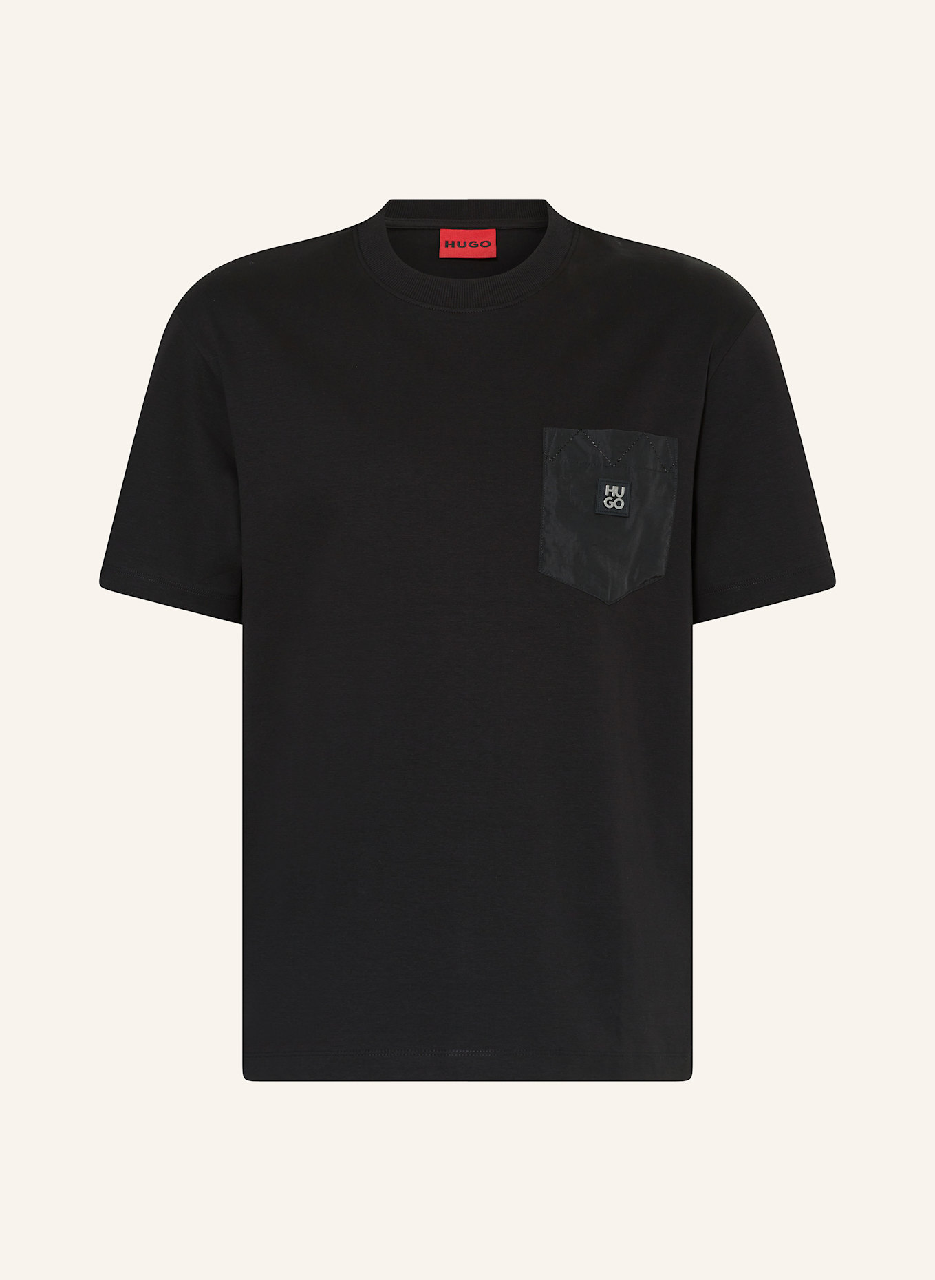 HUGO T-shirt DOMBIRO: CZARNY