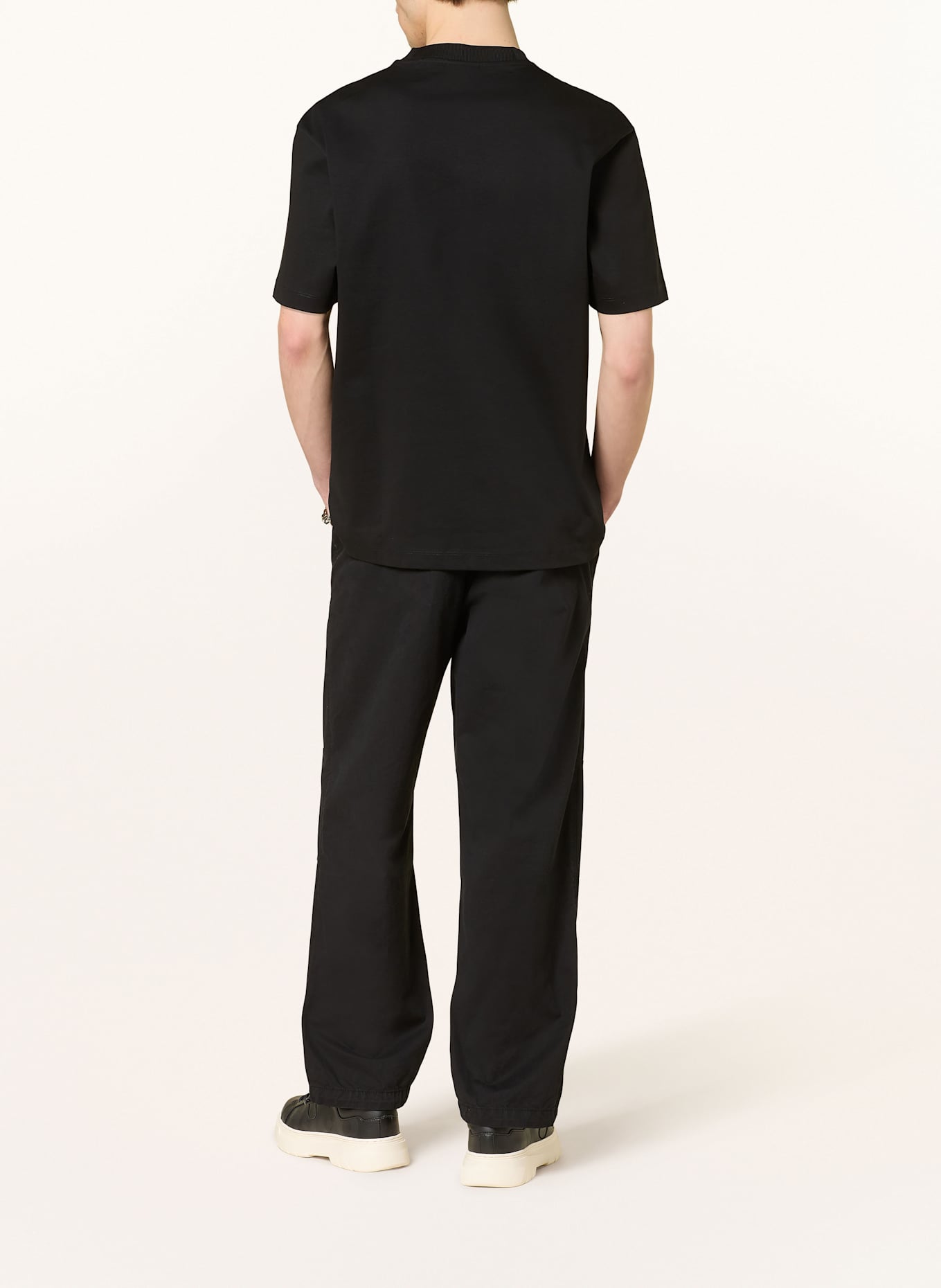 HUGO T-shirt DOMBIRO: CZARNY