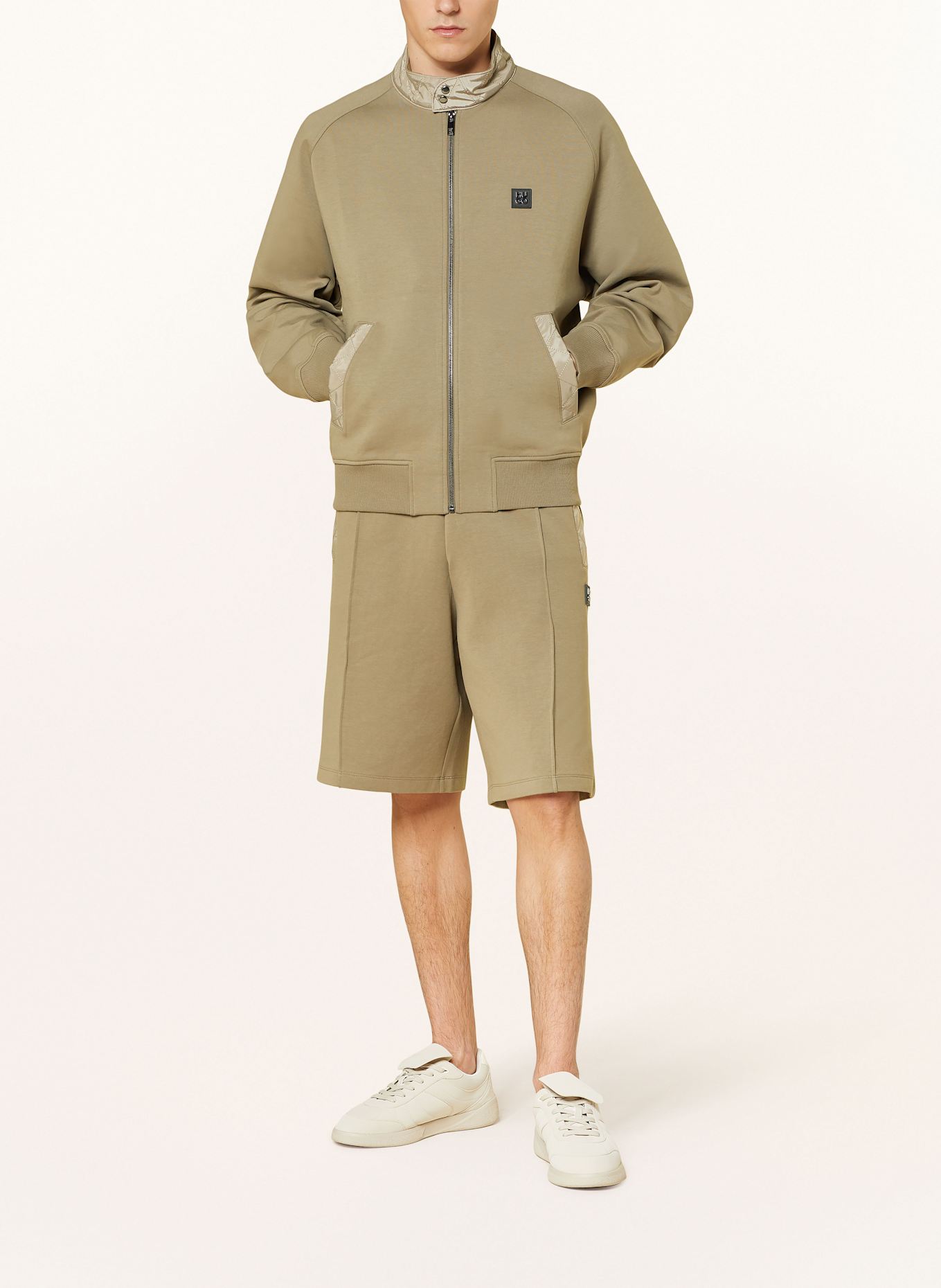 HUGO Veste sweat DIWANO: MARRON