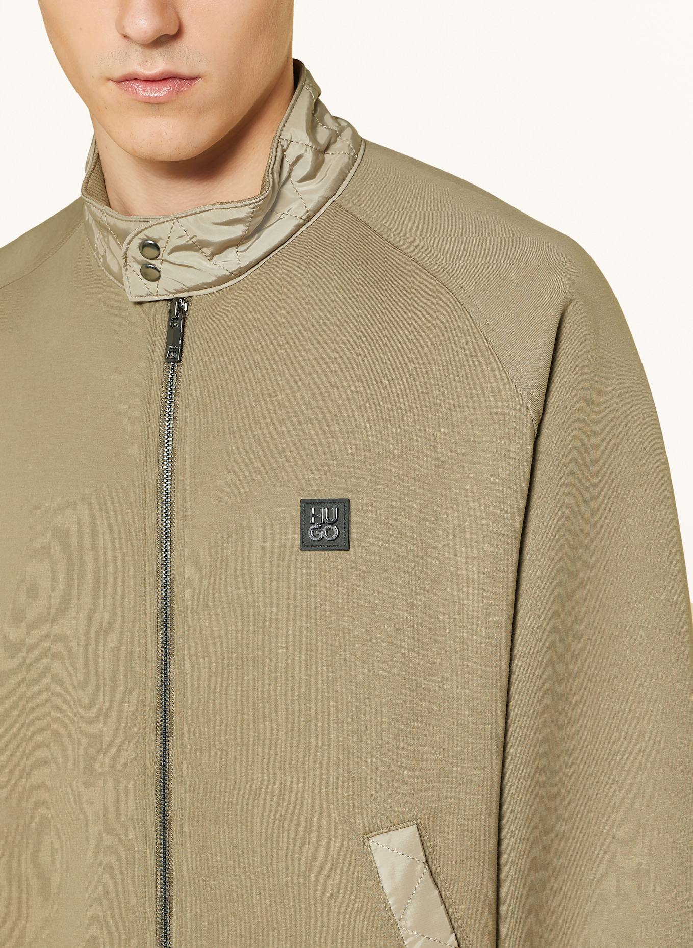 HUGO Veste sweat DIWANO: MARRON