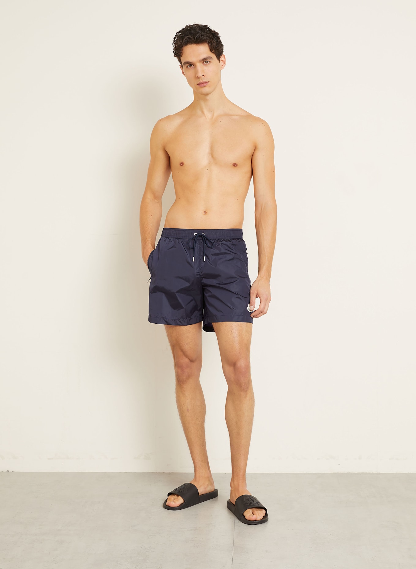 MONCLER Badeshorts: DUNKELBLAU