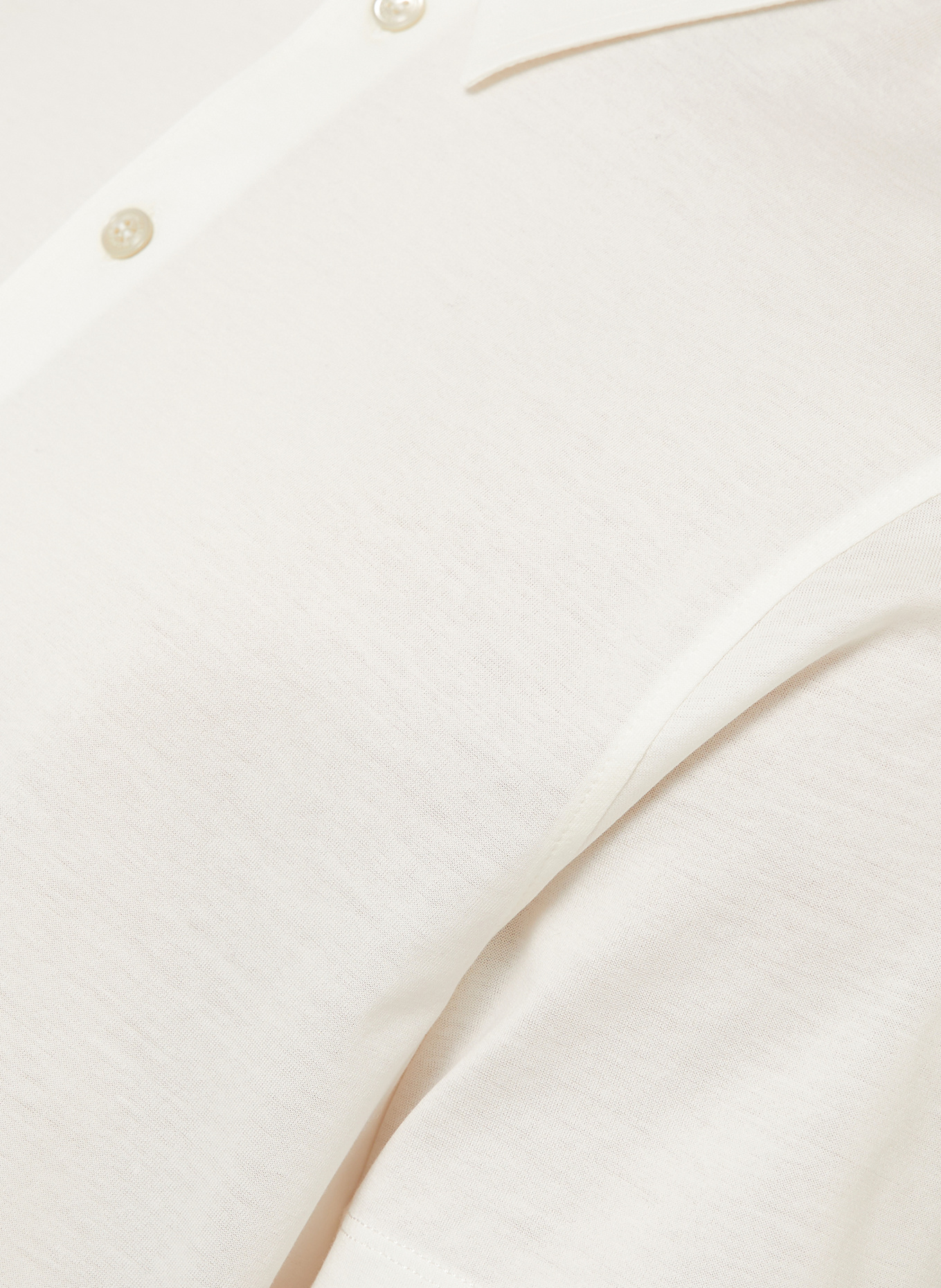 MONCLER Jersey-Poloshirt: ECRU