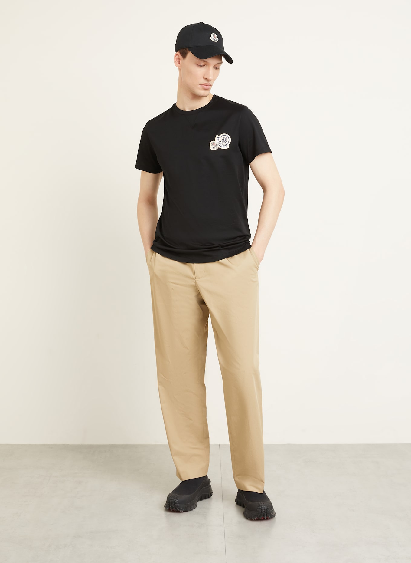 MONCLER T-Shirt: SCHWARZ