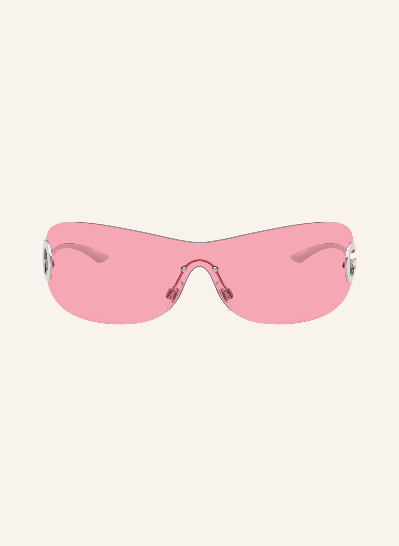 DOLCE & GABBANA Sonnenbrille DG2308: 05/84 - SILBER/ ROSA