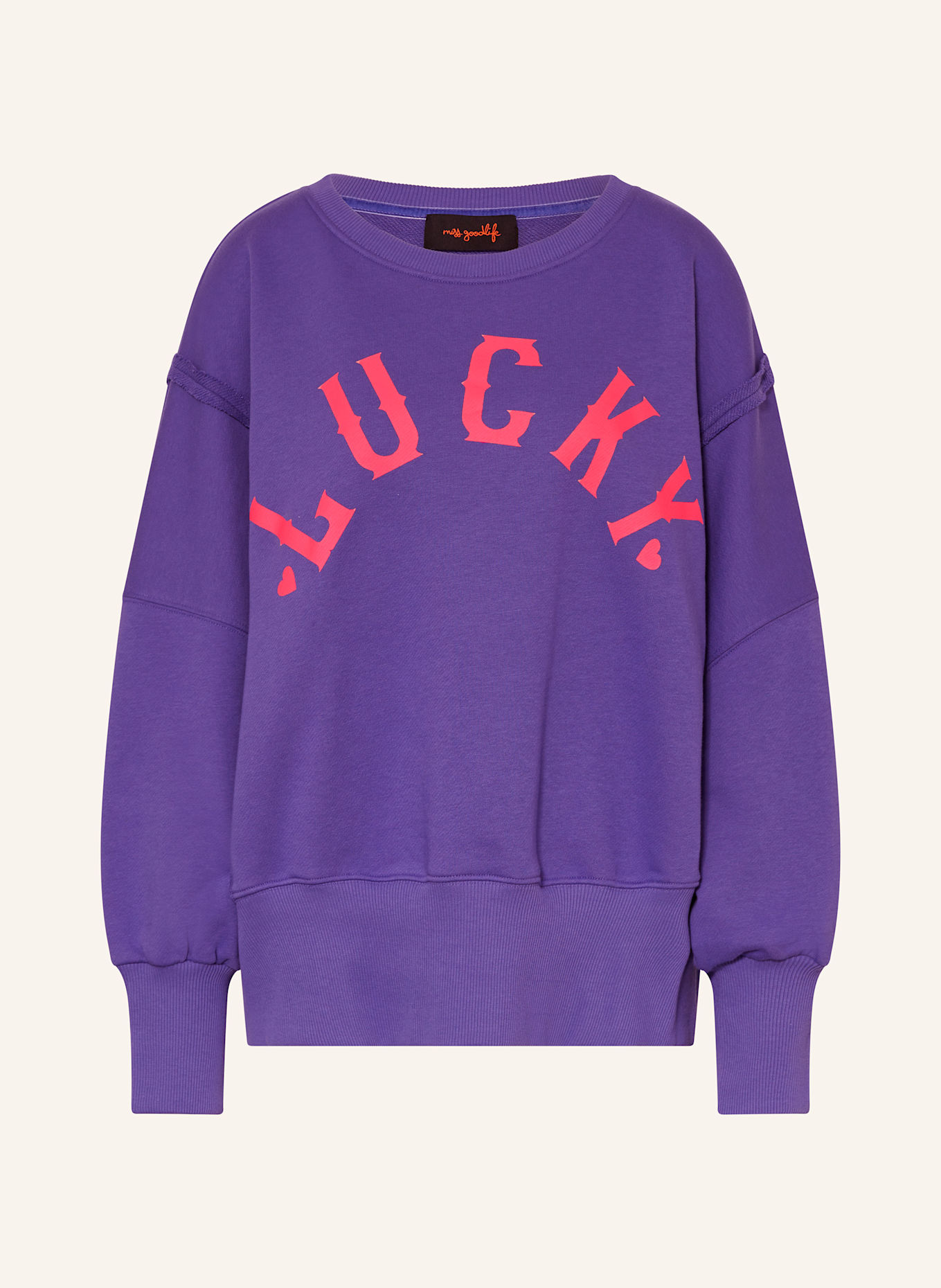 miss goodlife Sweatshirt: BARROW logo-print lightweight jacket