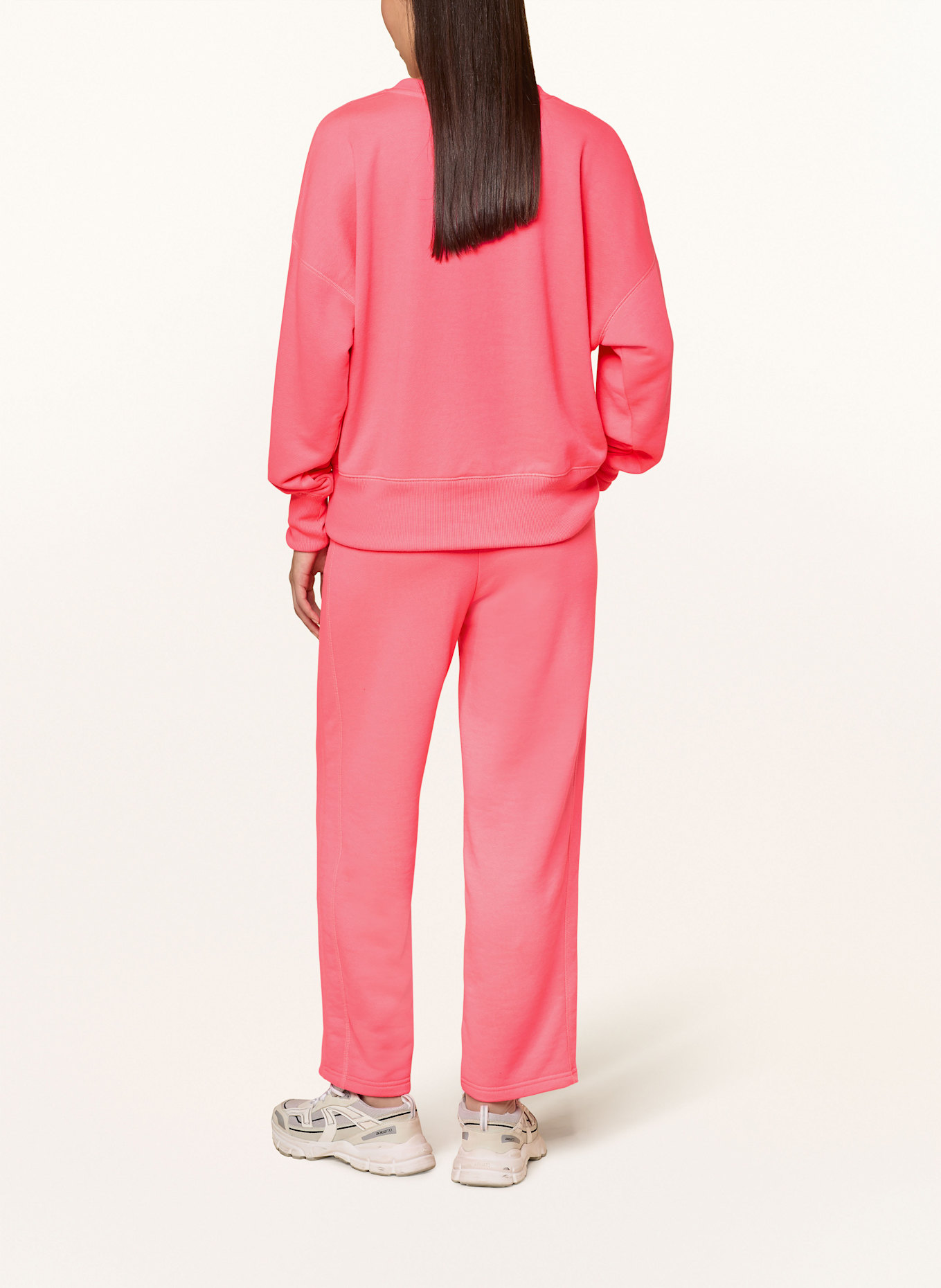 miss goodlife Sweathose mit Pailletten: NEONPINK