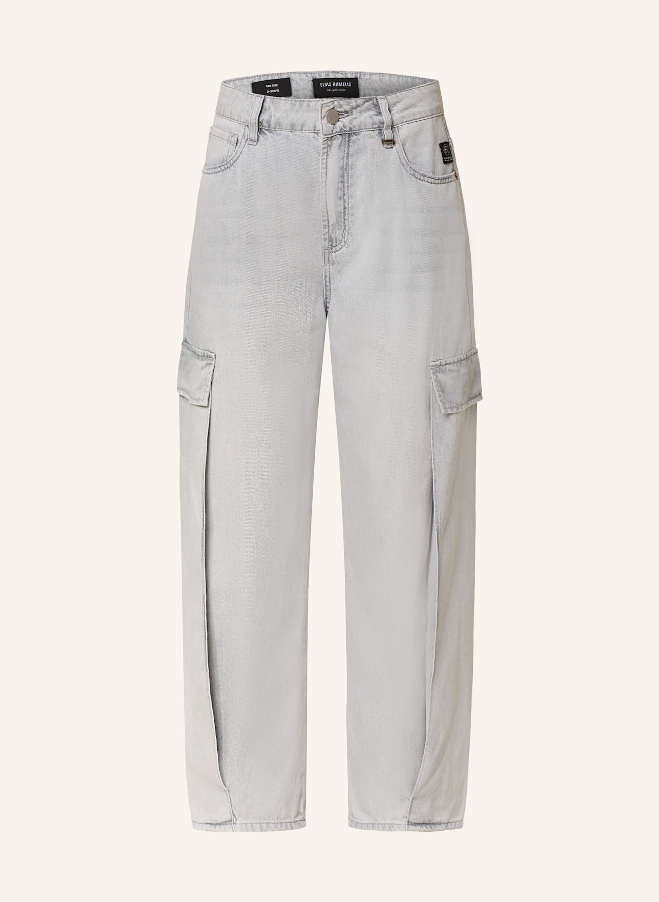 ELIAS RUMELIS Cargohose MASIE: 1130 marble grey