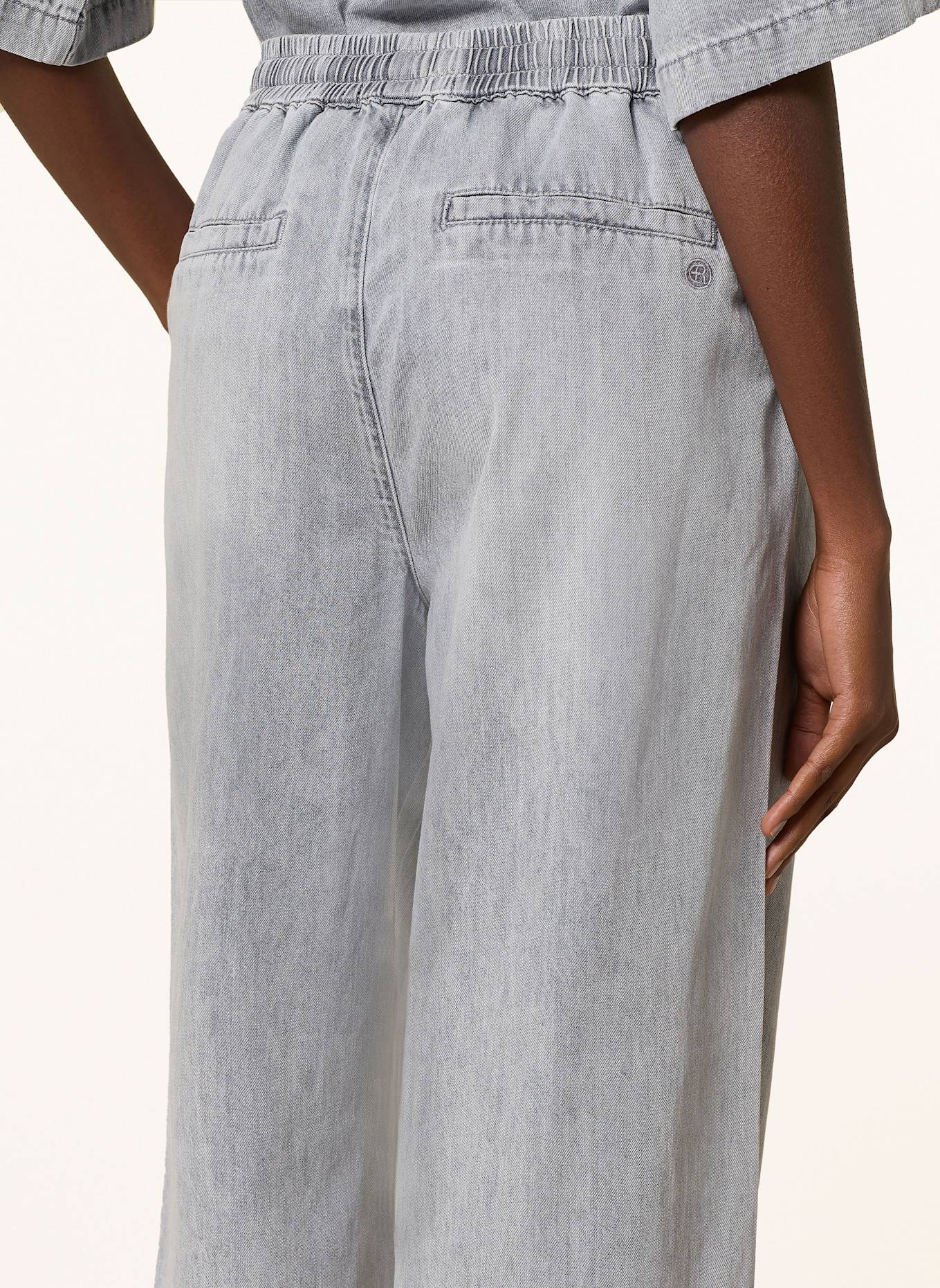 ELIAS RUMELIS Marlenehose SILKA in Jeansoptik: 1130 marble grey