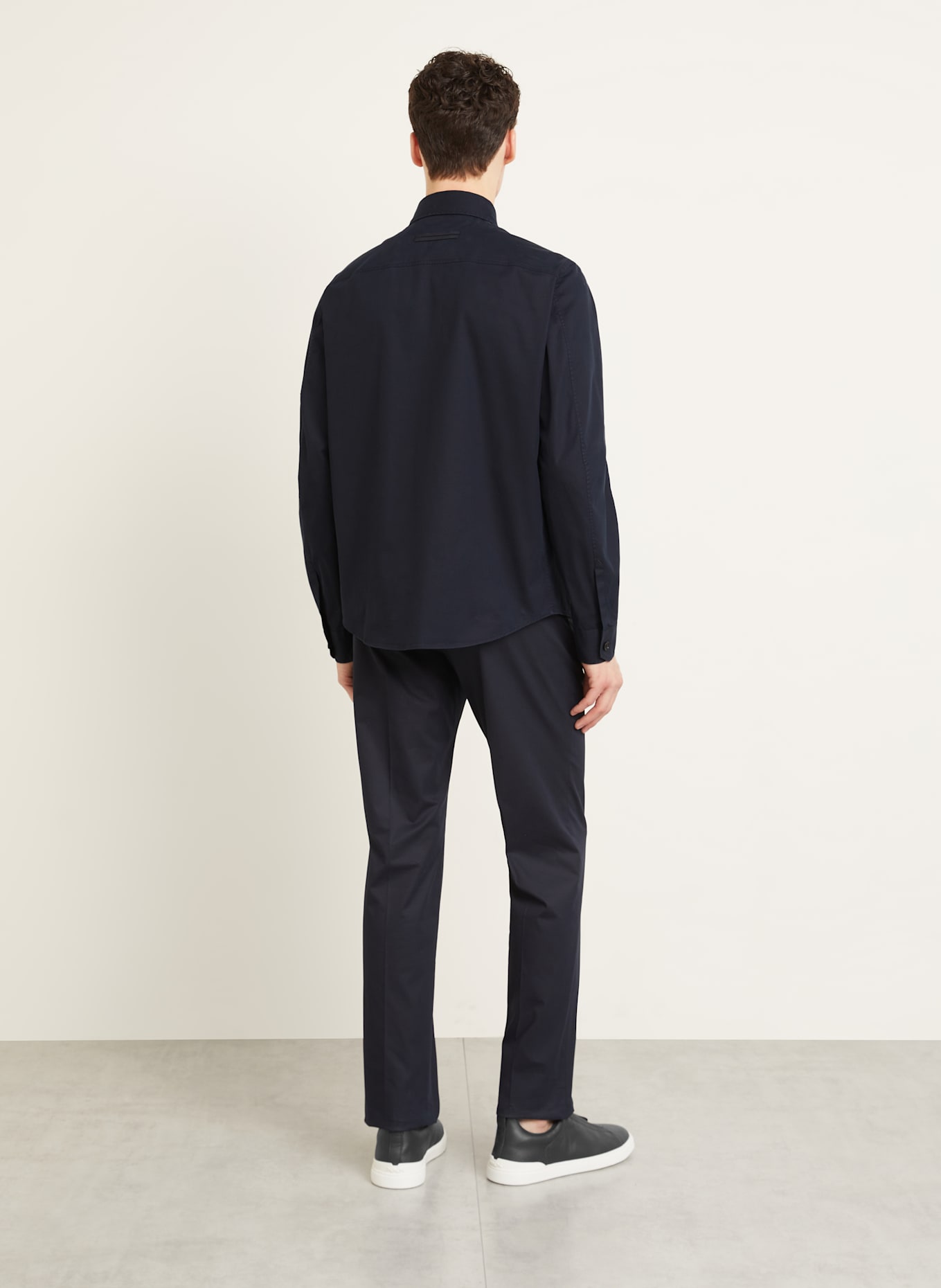 ZEGNA Overshirt: DUNKELBLAU
