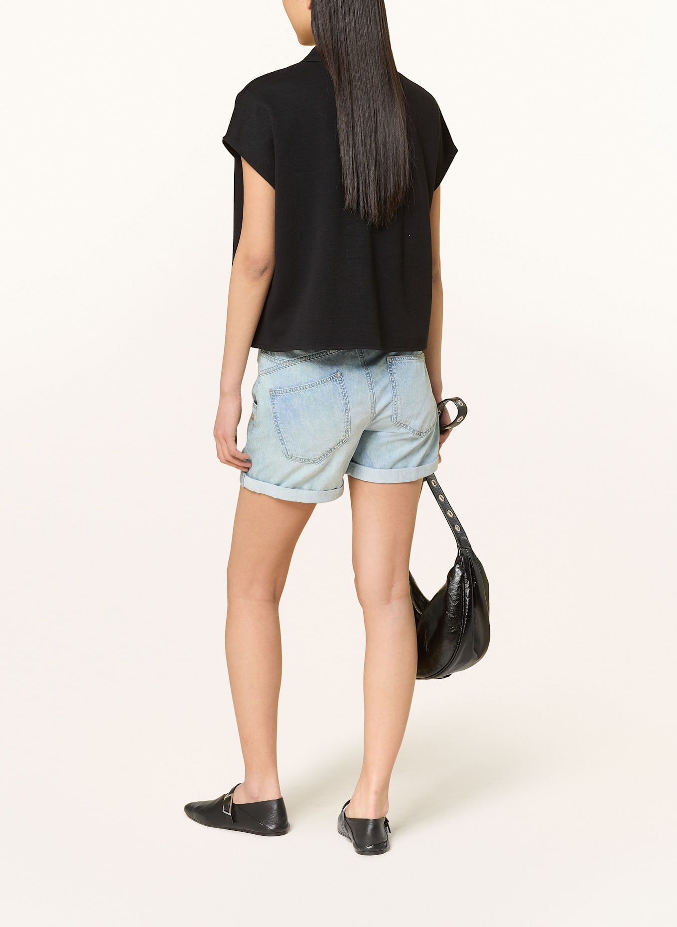 GANG Denim shorts 94BO: 7384 midblue wash