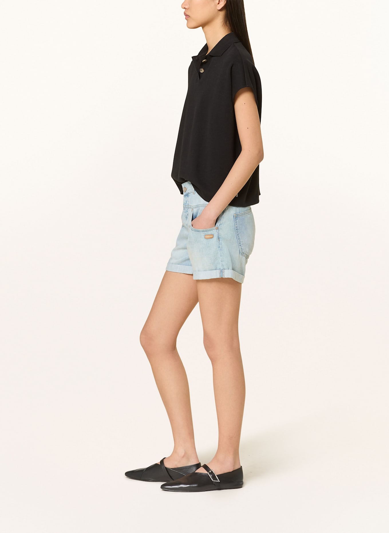 GANG Denim shorts 94BO: 7384 midblue wash