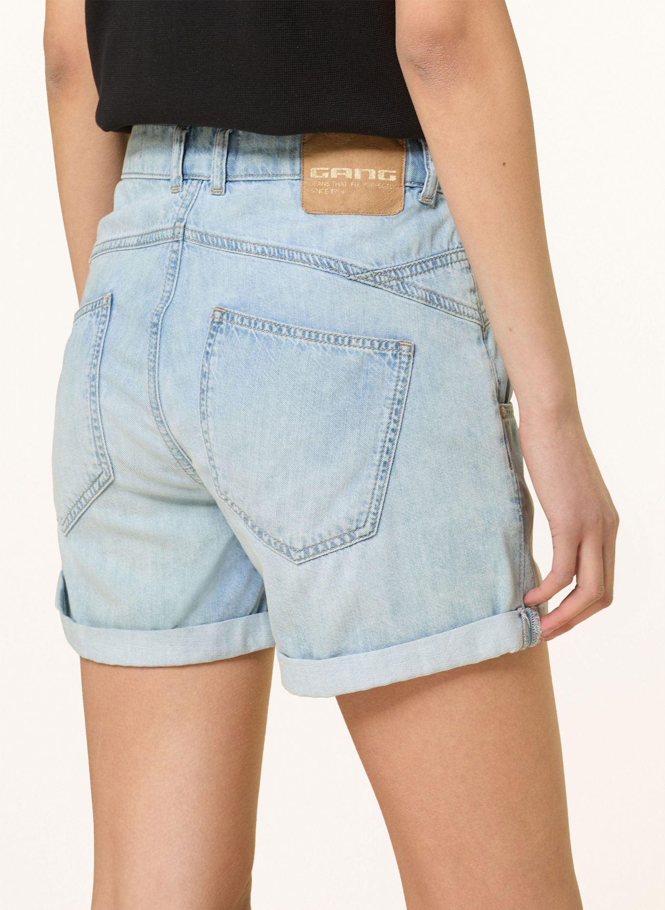 GANG Denim shorts 94BO: 7384 midblue wash