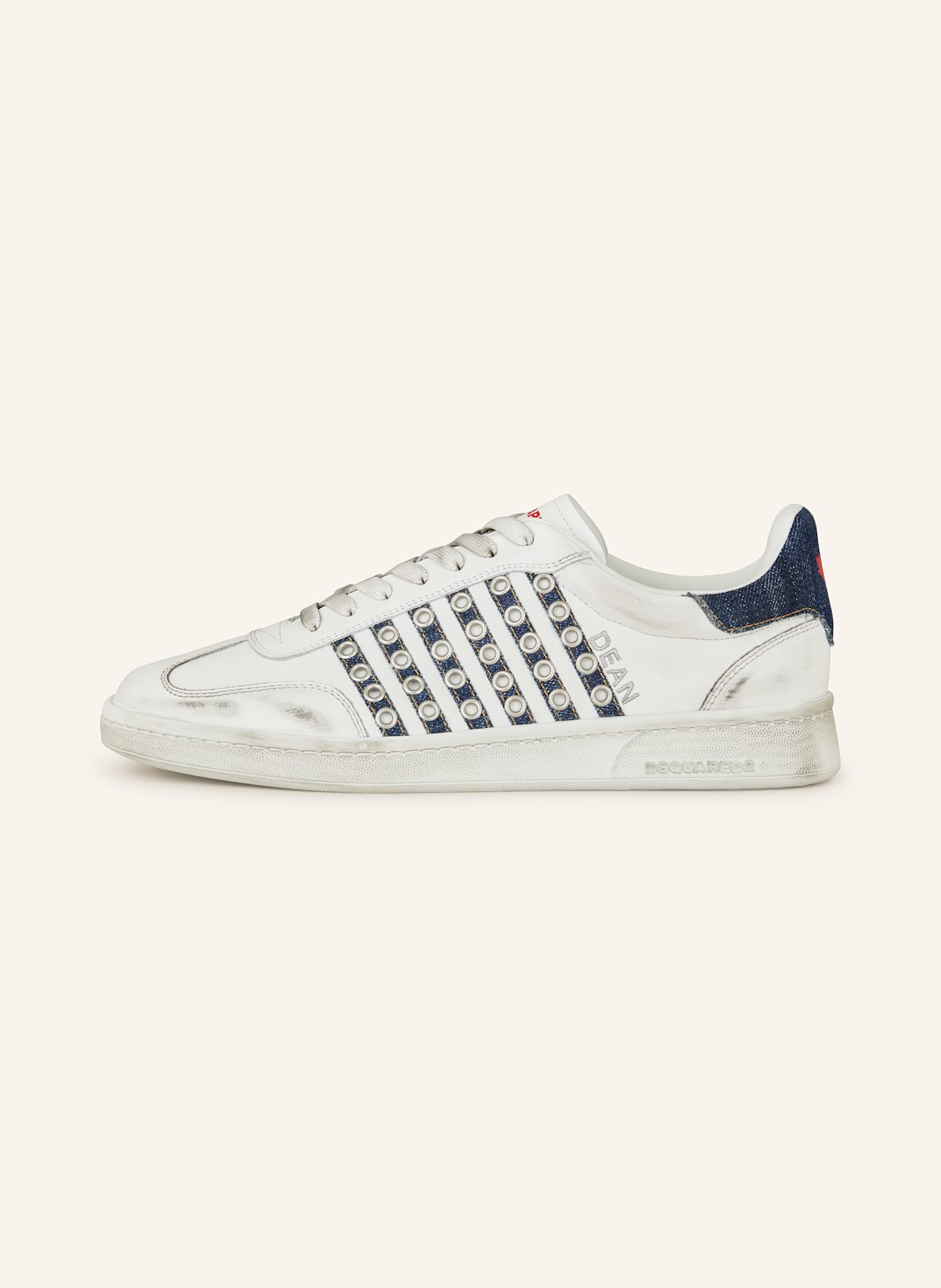 DSQUARED2 Sneaker BOXER: WEISS