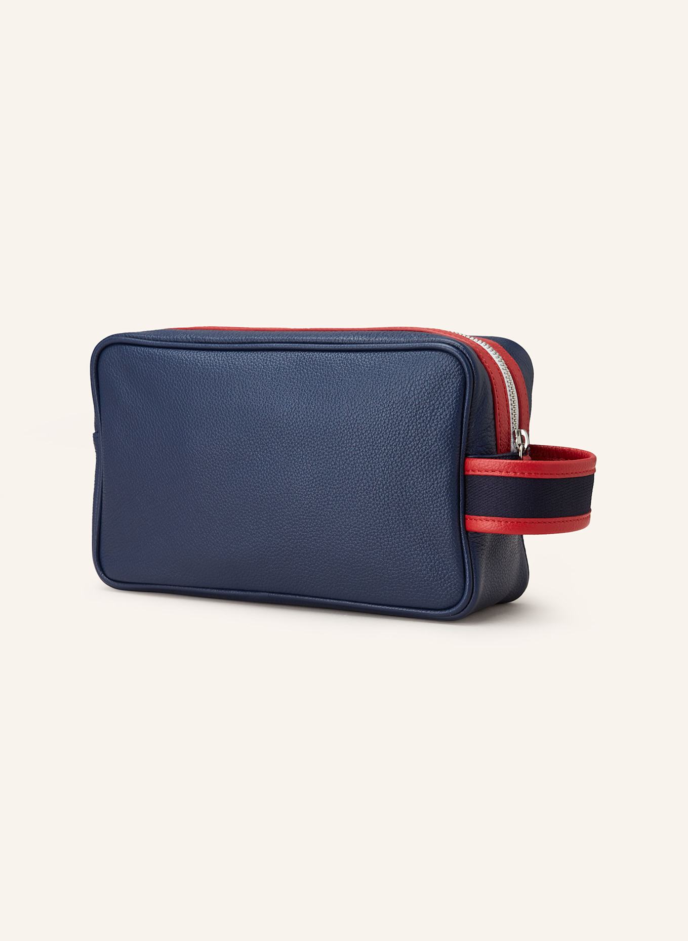 DSQUARED2 Kulturtasche: DUNKELBLAU/ WEISS/ ROT