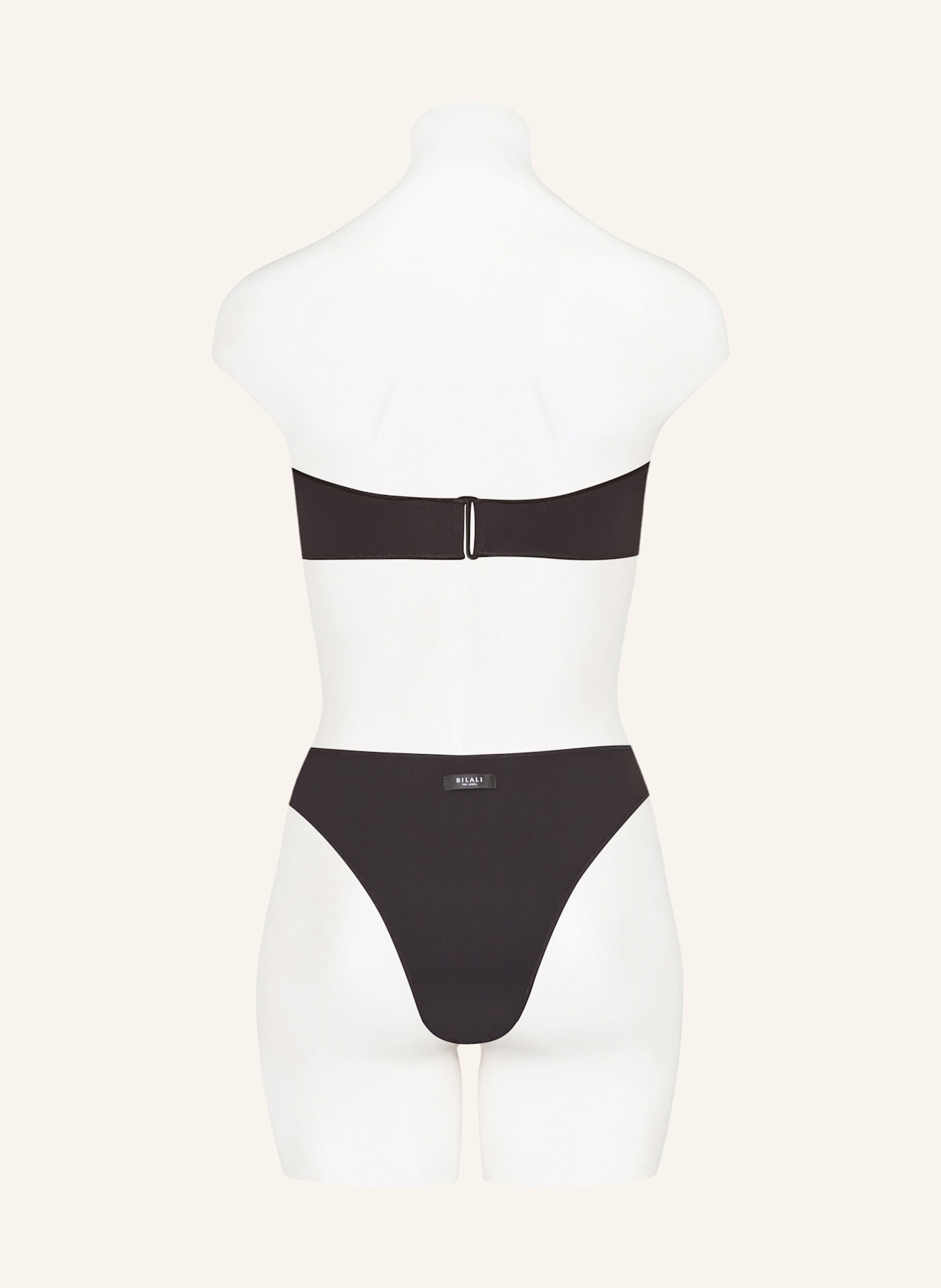 BILALI The Label Bandeau-Bikini-Top ALISA: SCHWARZ