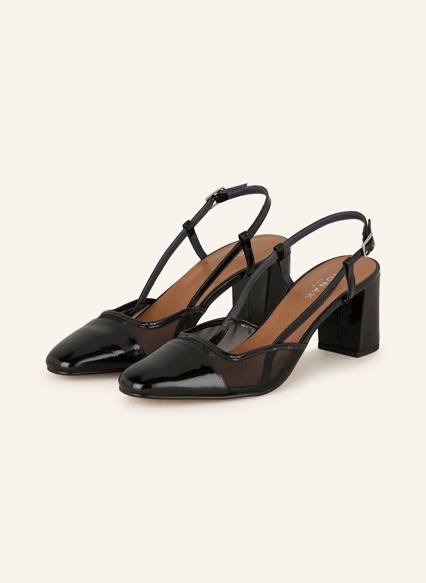 JONAK Slingpumps: SCHWARZ